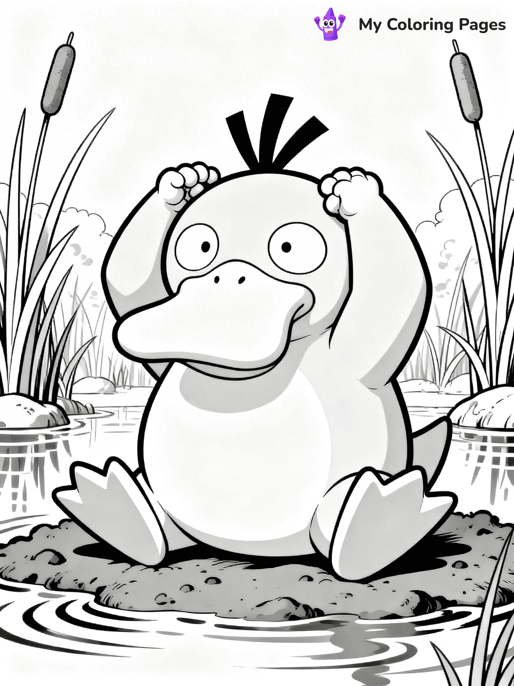 Psyduck Coloring Pages - 23