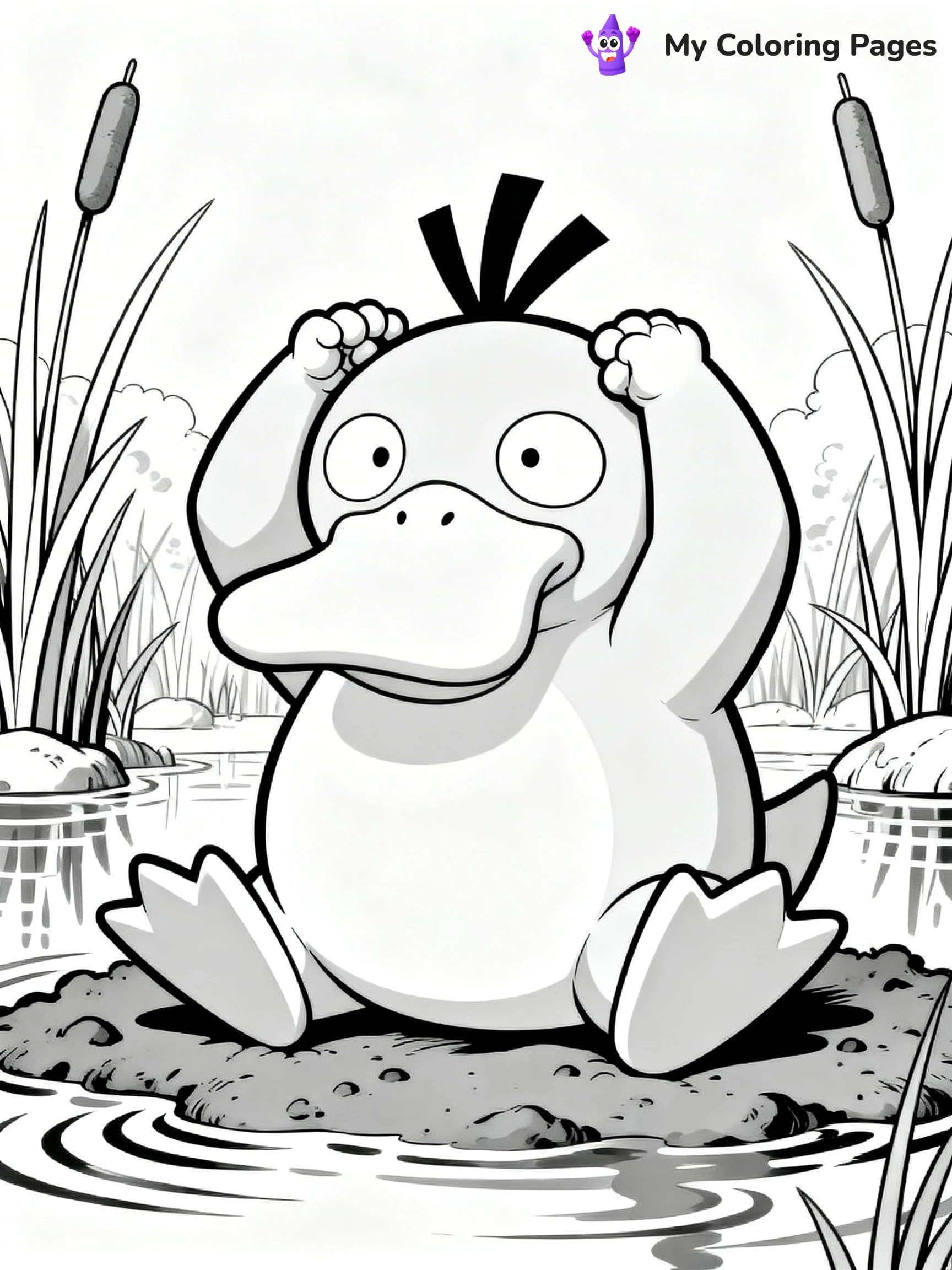 Psyduck Coloring Pages - 23