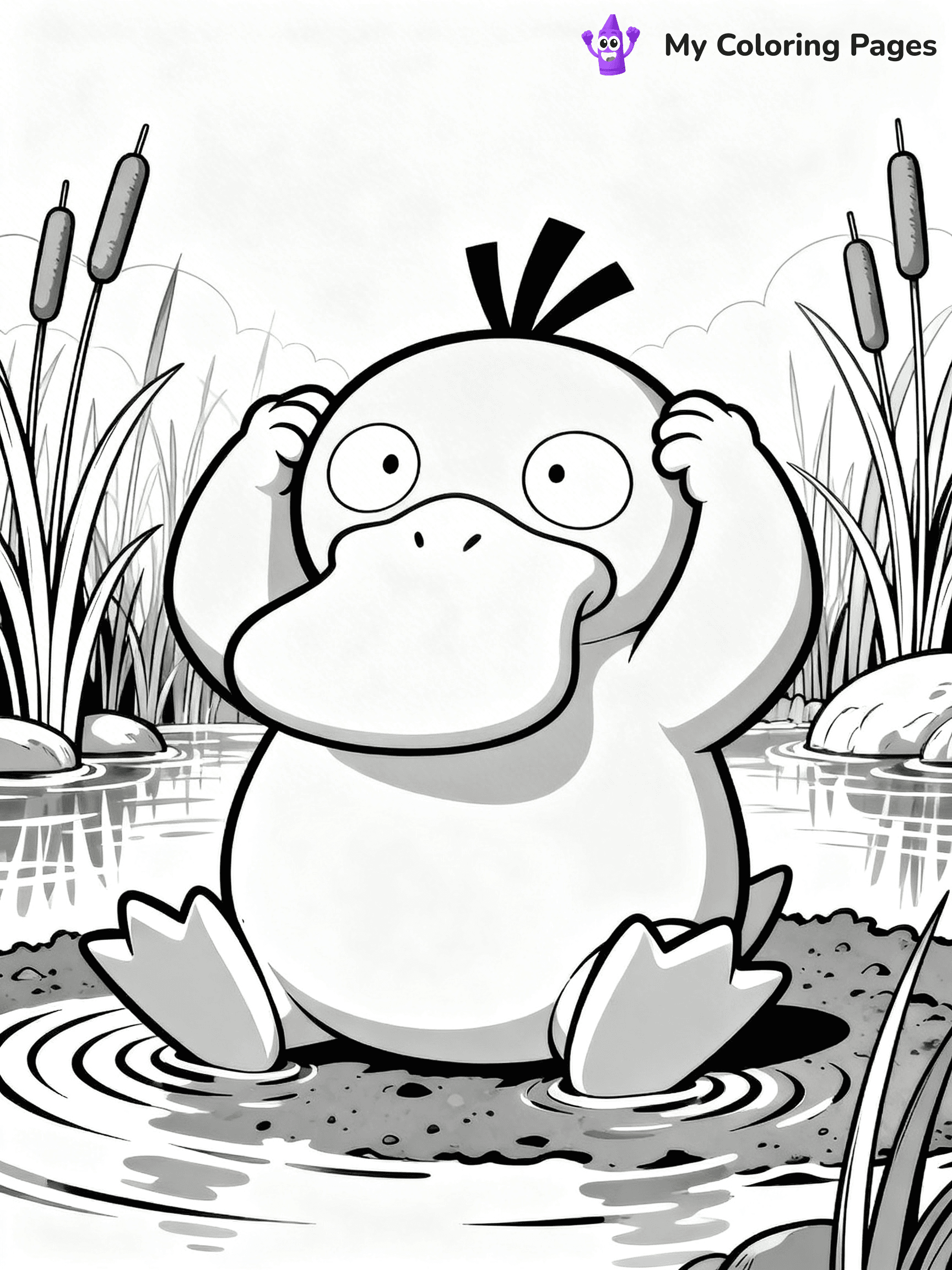 Psyduck Coloring Pages - 21
