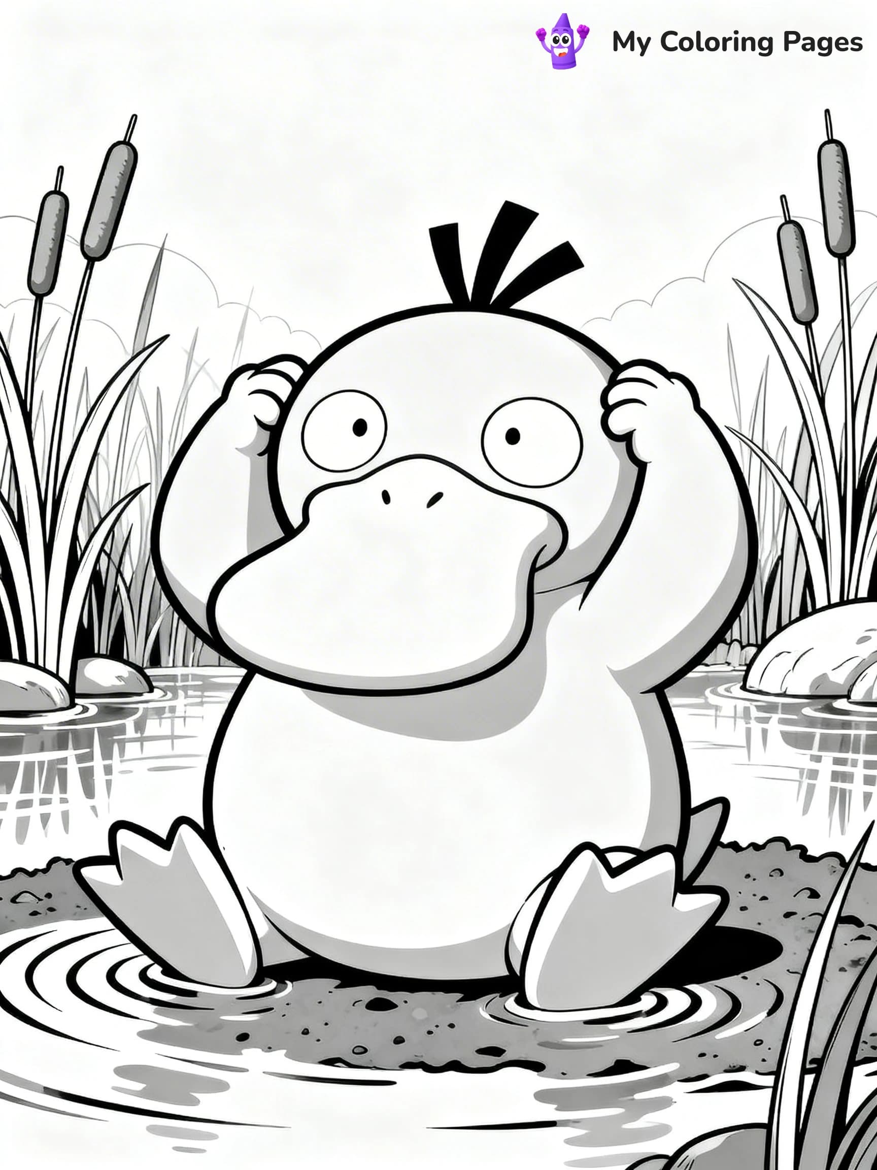 Psyduck Coloring Pages - 21