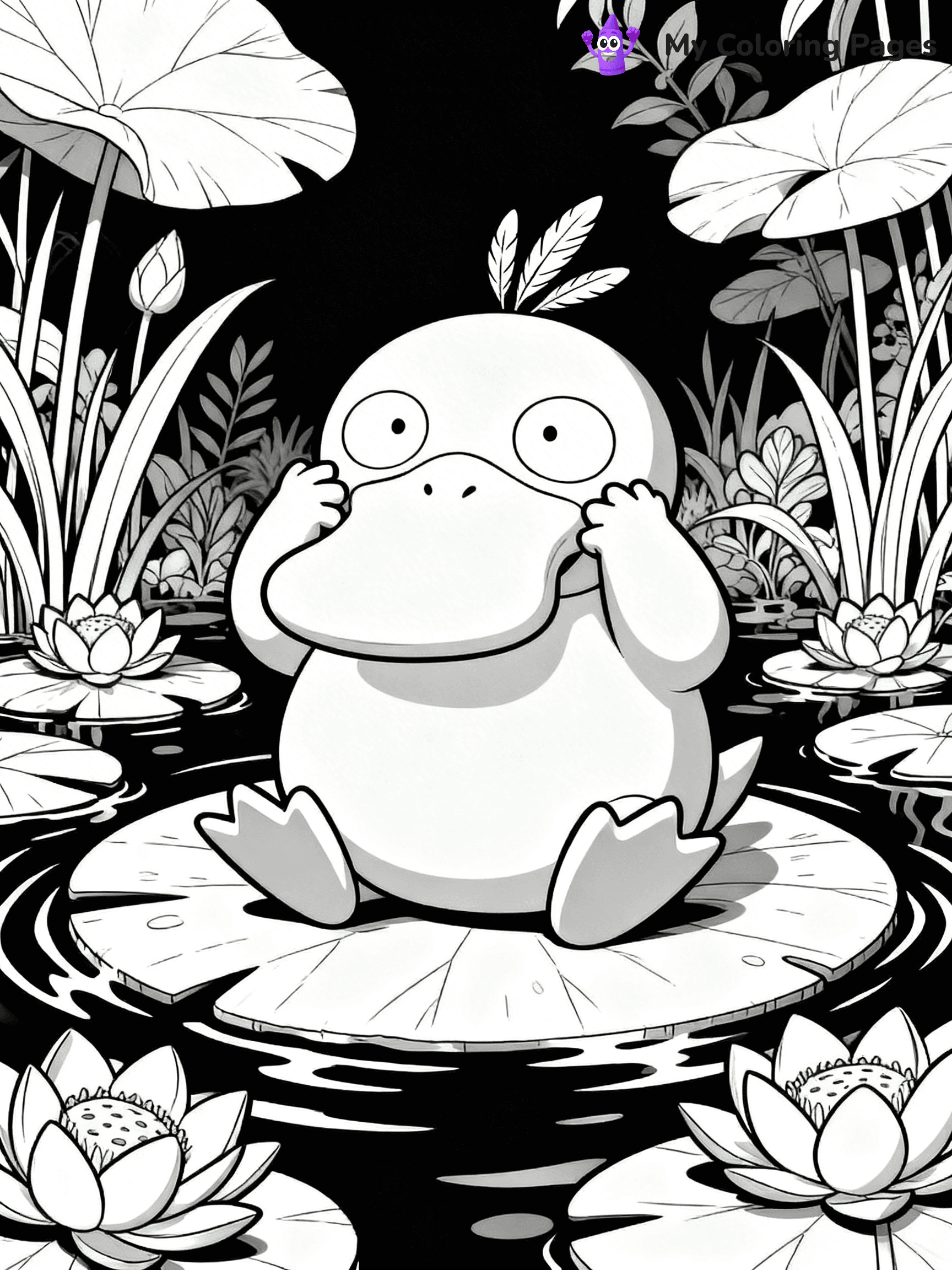 Psyduck Coloring Pages - 11