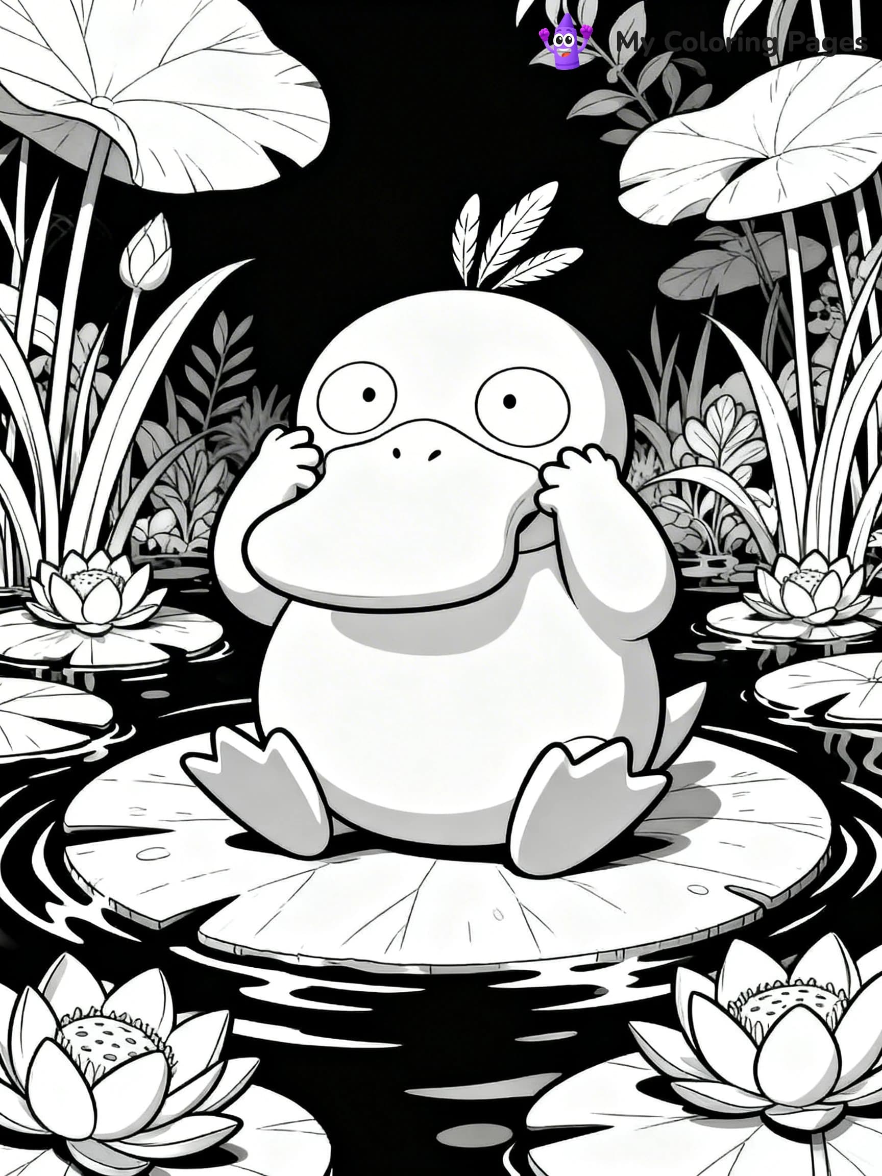 Psyduck Coloring Pages - 11