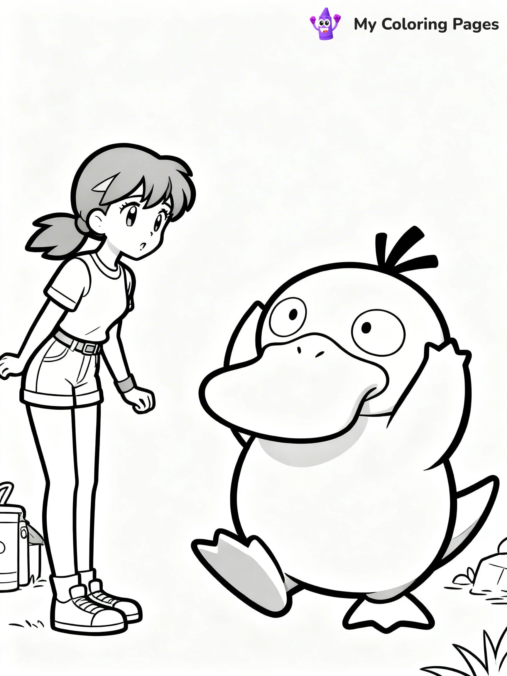 Psyduck Coloring Pages - 6