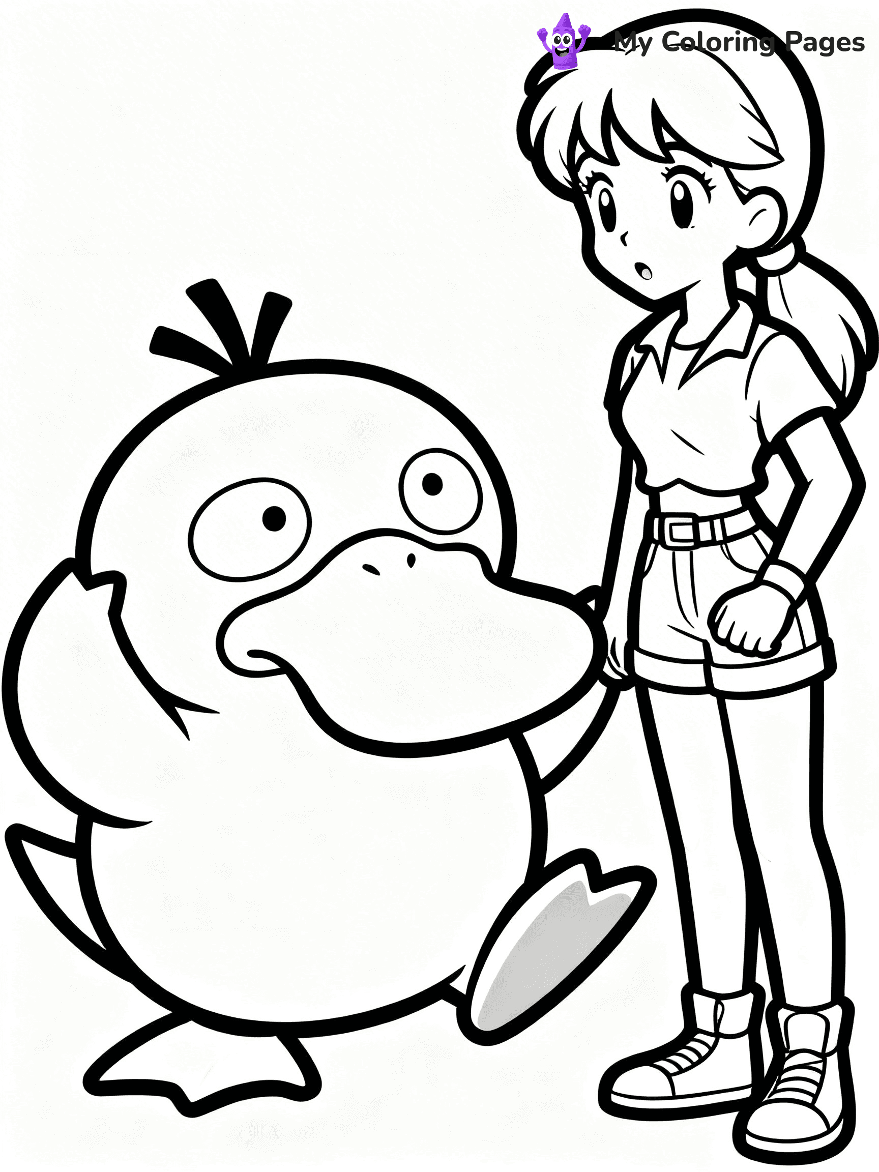 Psyduck Coloring Pages - 5