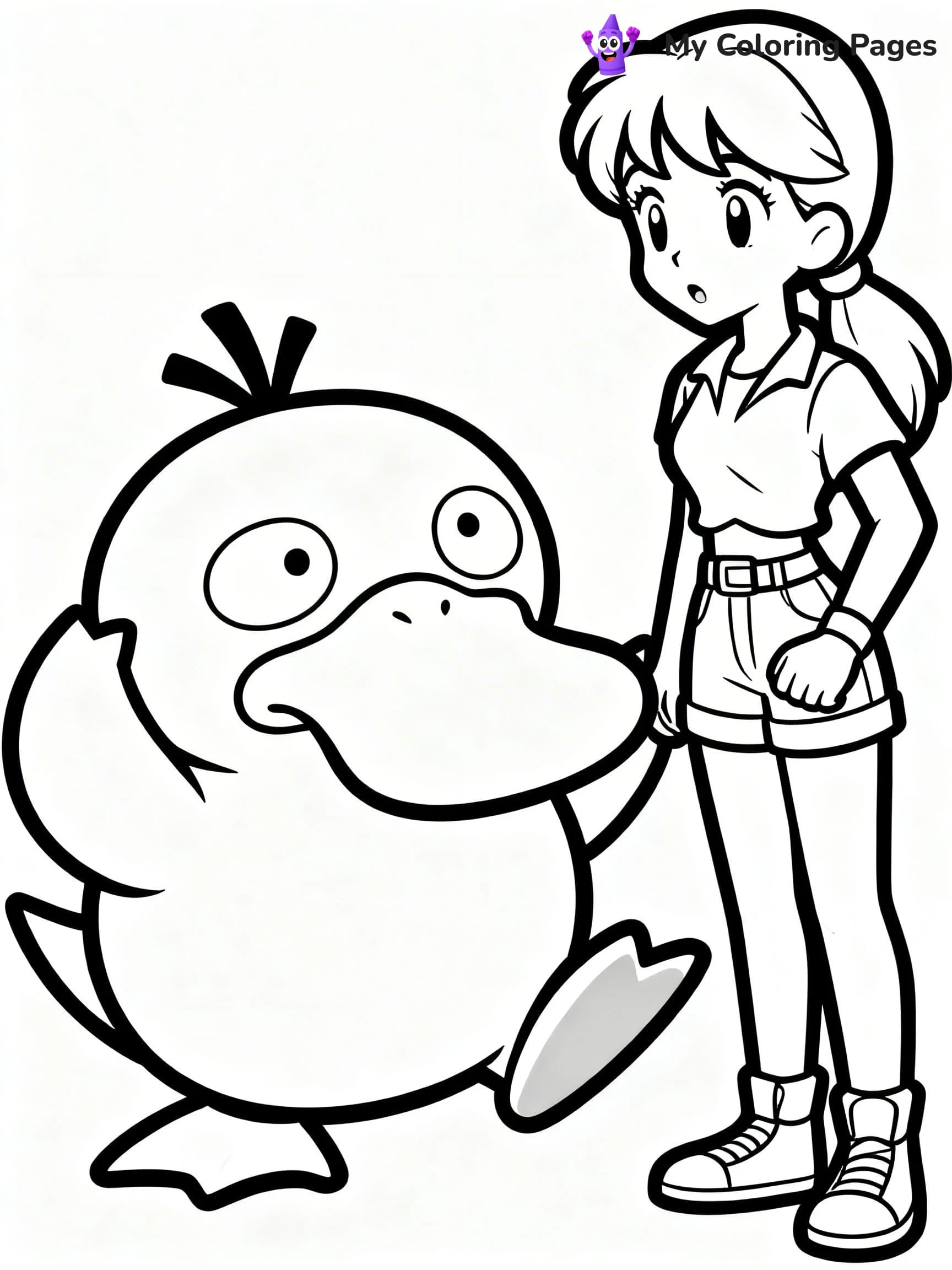 Psyduck Coloring Pages - 5
