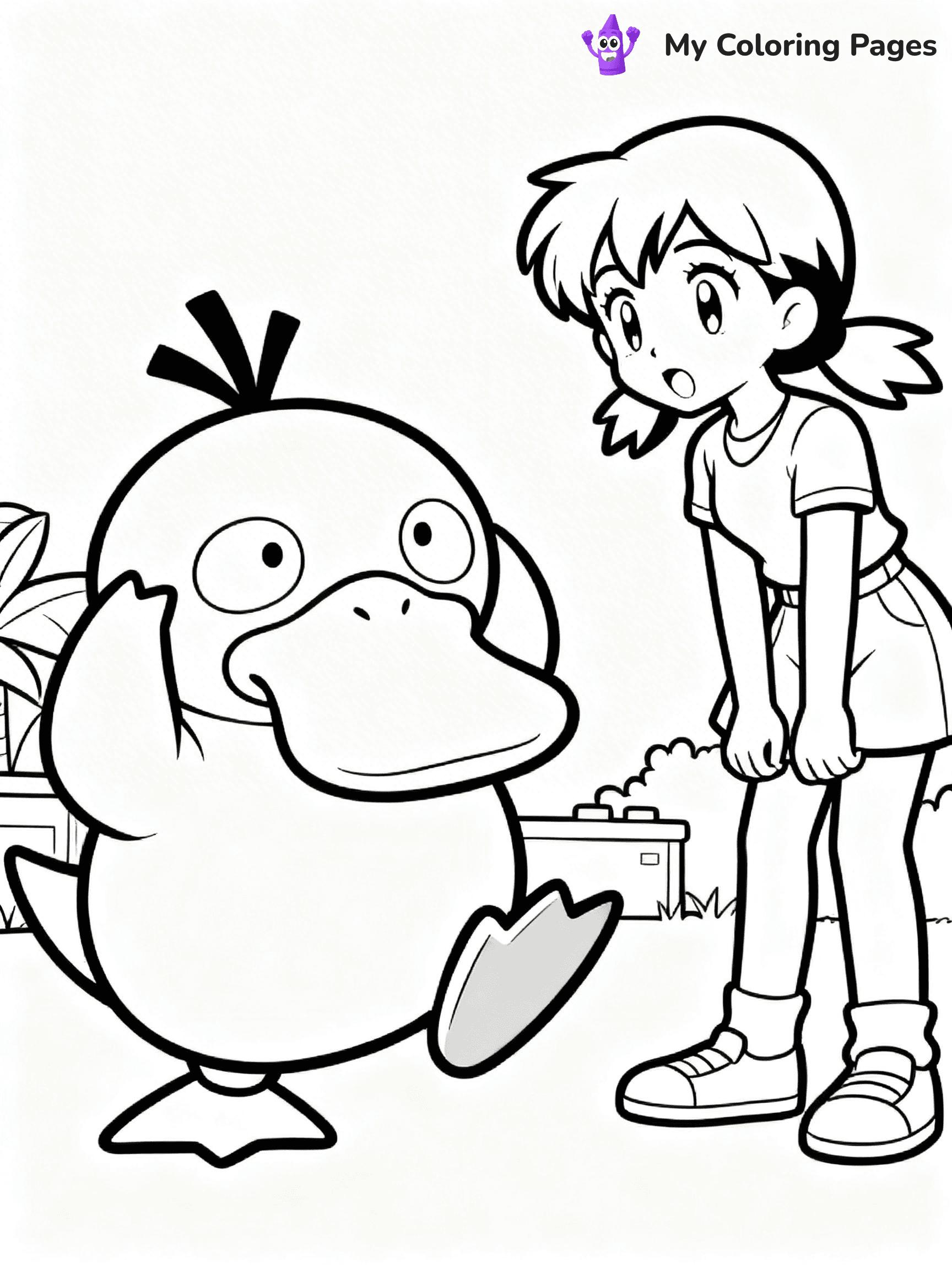 Psyduck Coloring Pages - 4