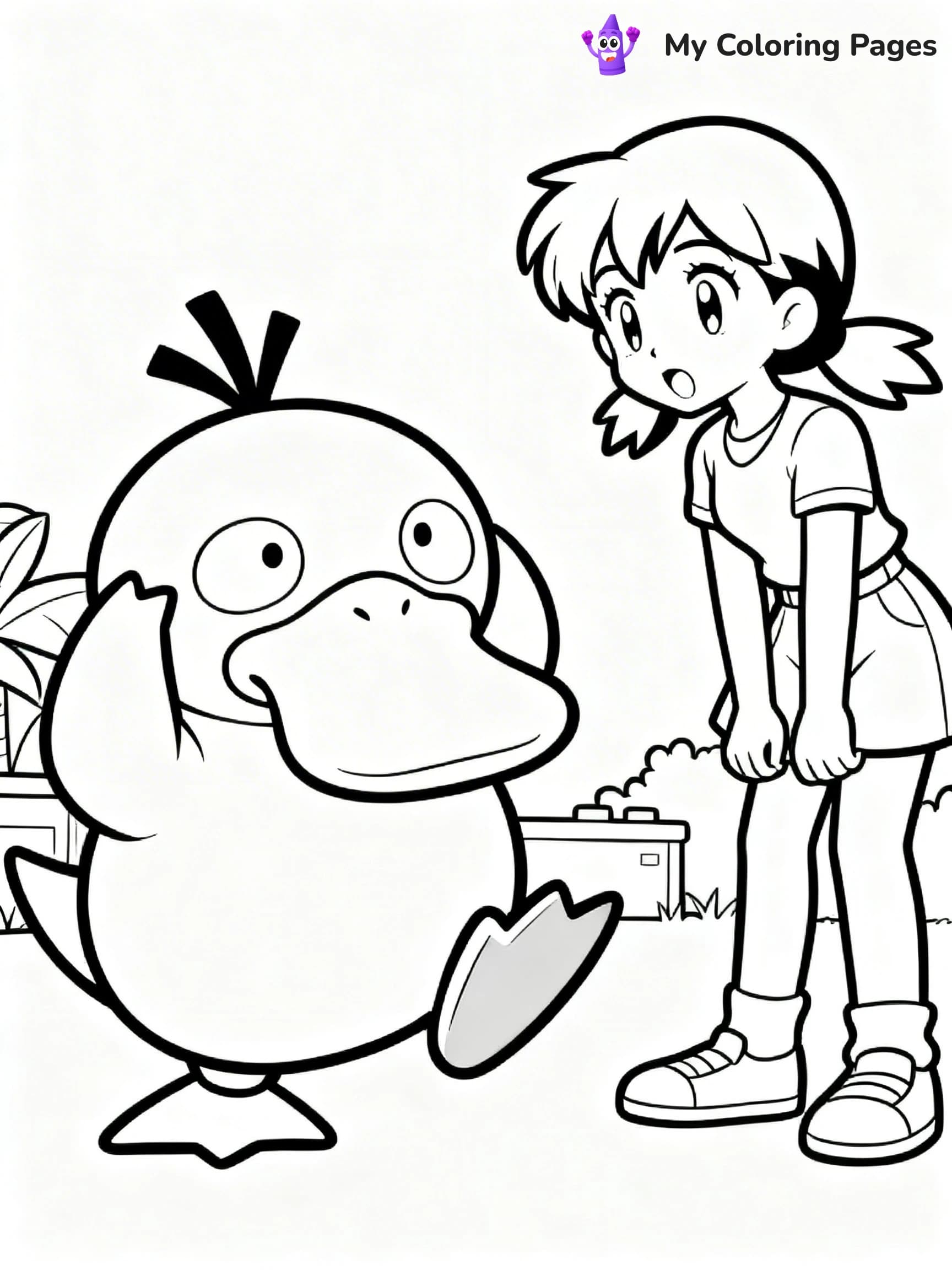 Psyduck Coloring Pages - 4