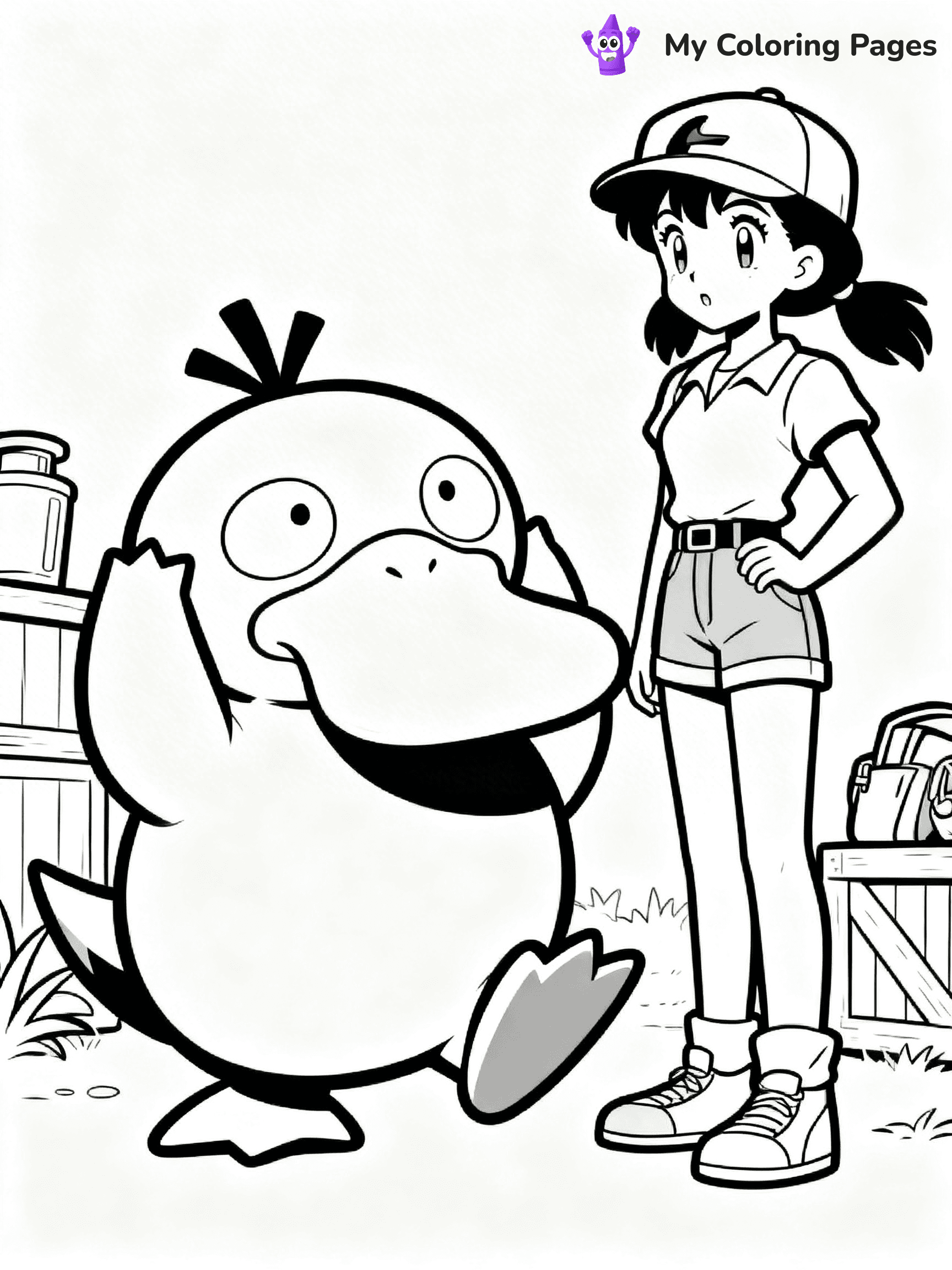 Psyduck Coloring Pages - 3