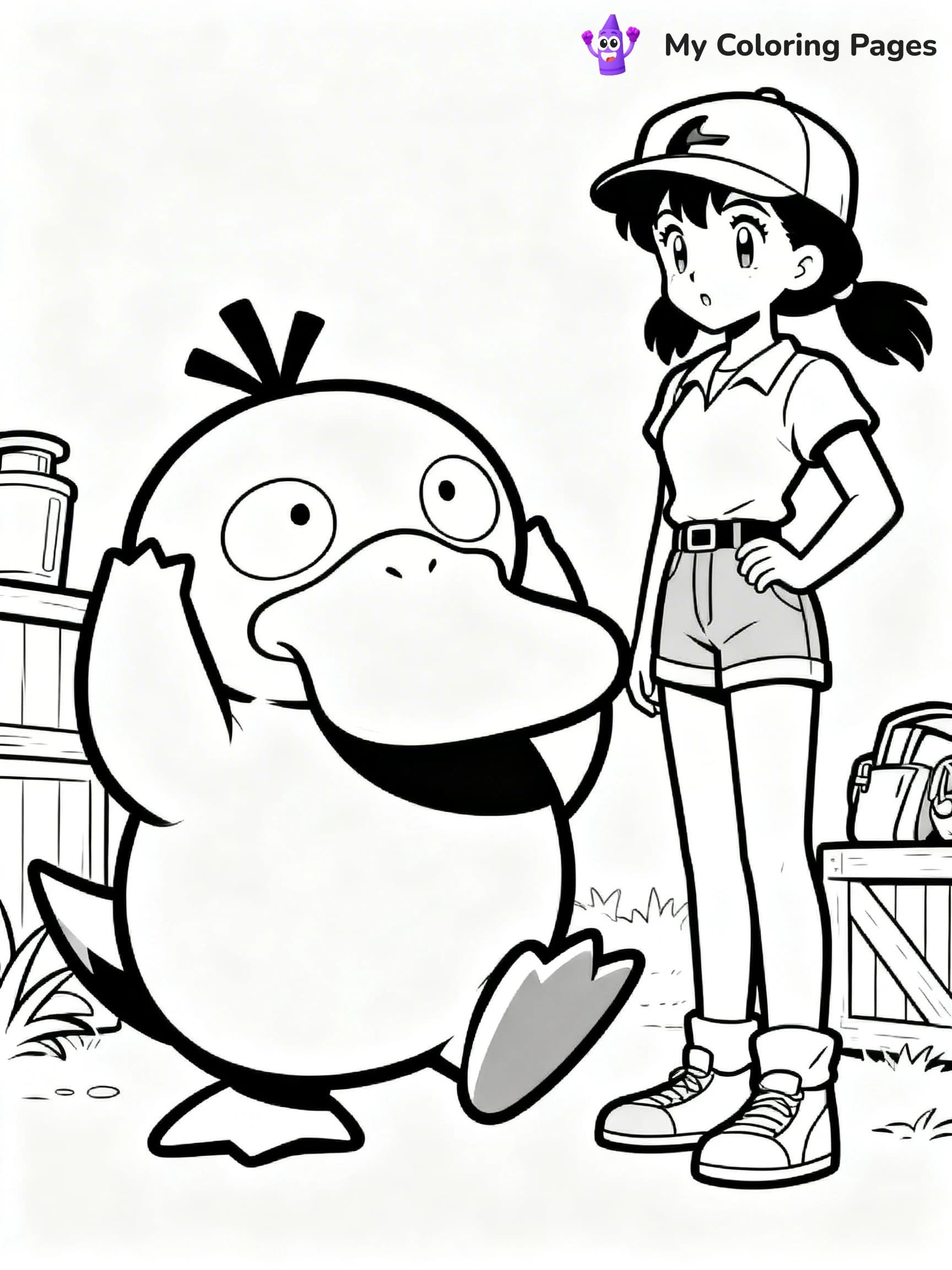 Psyduck Coloring Pages - 3