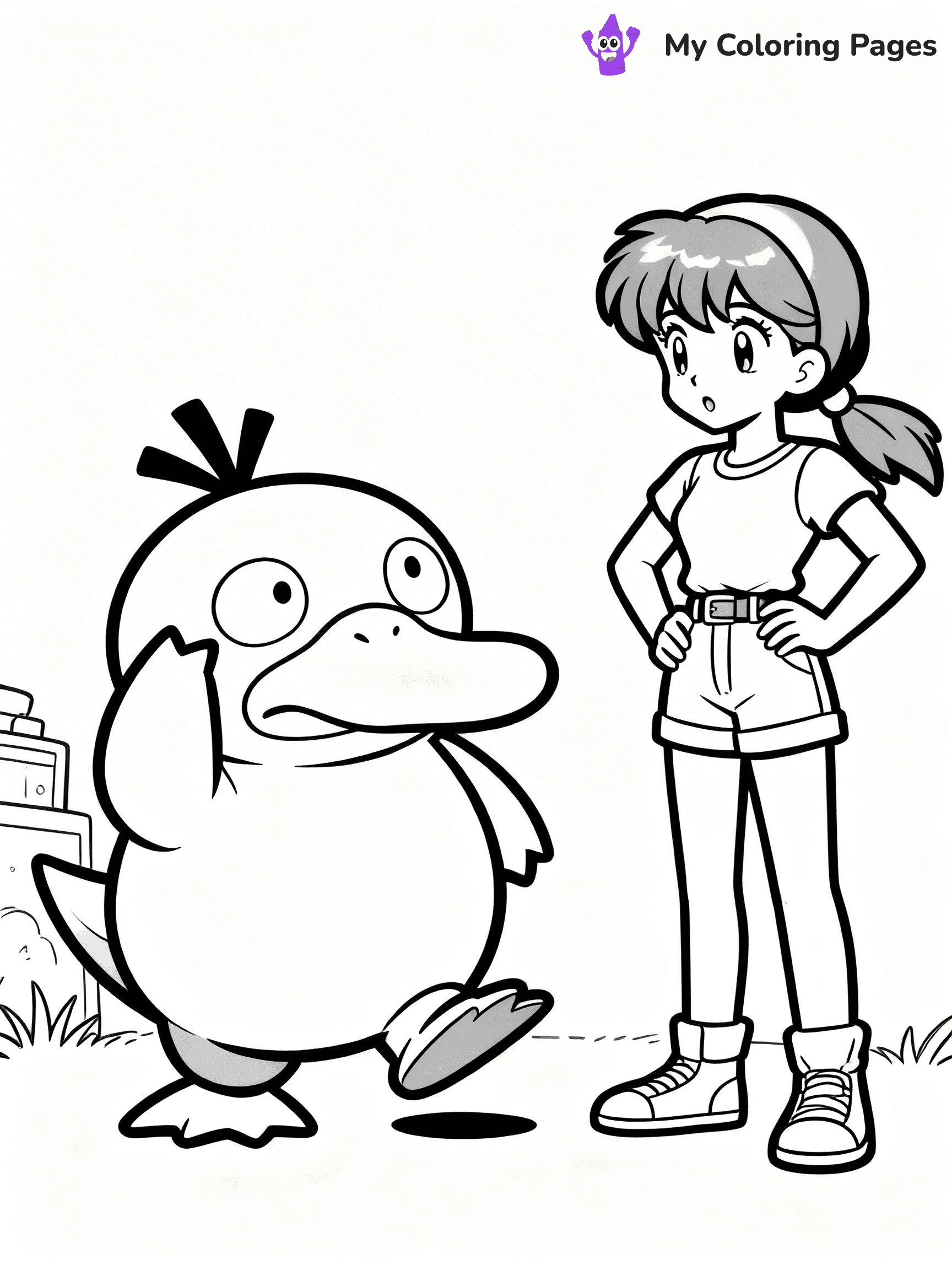 Psyduck Coloring Pages - 2