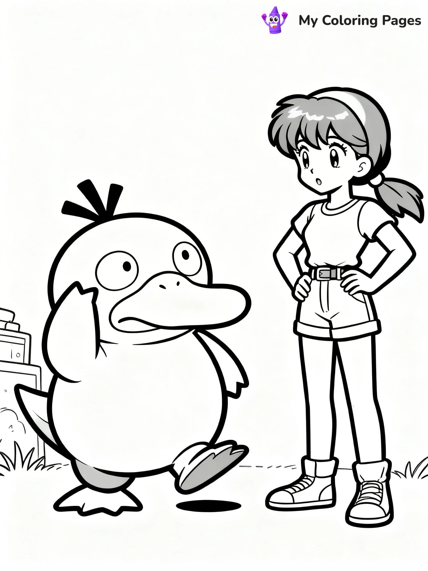 Psyduck Coloring Pages - 2