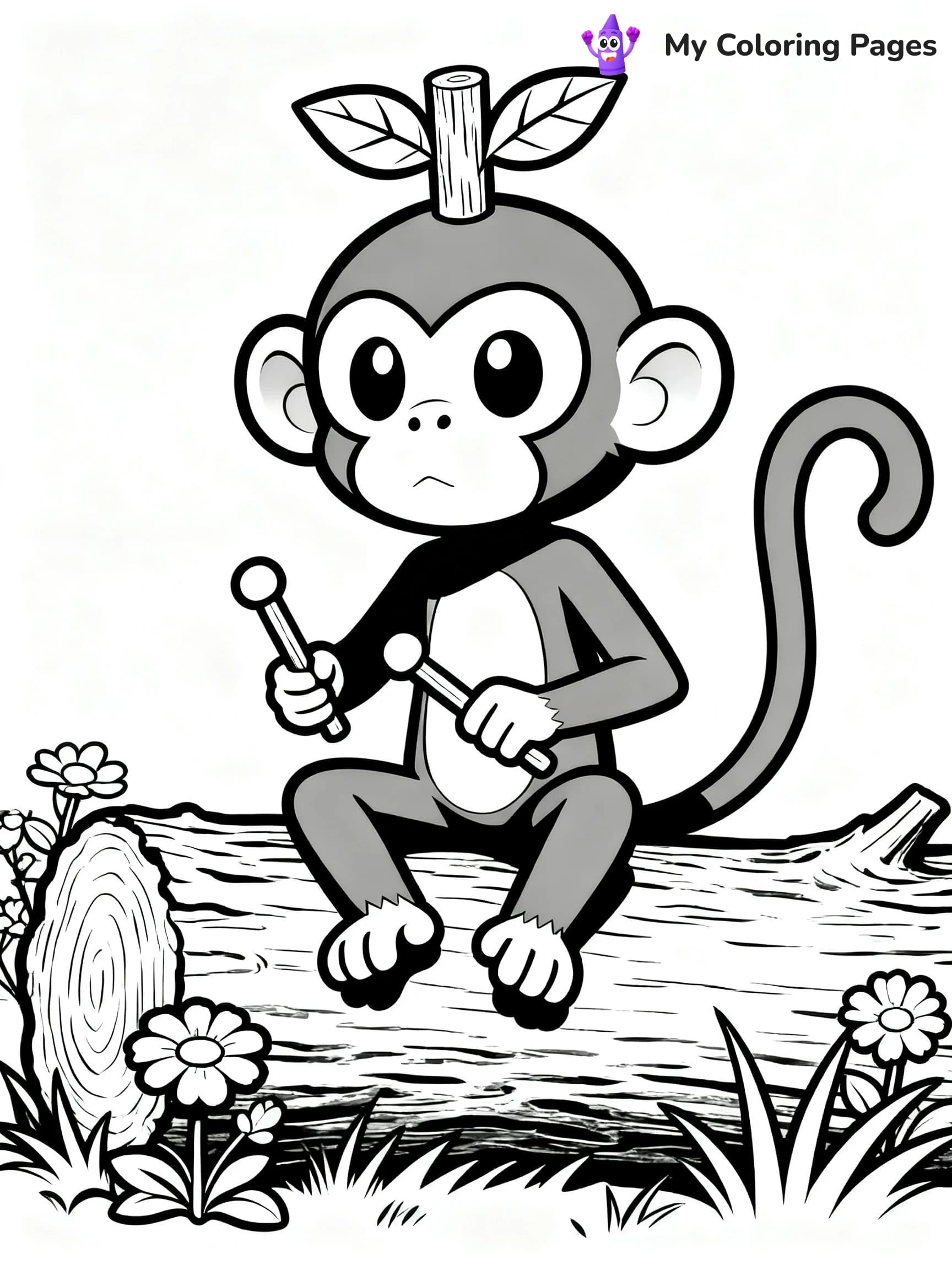 Grookey Coloring Pages - 24