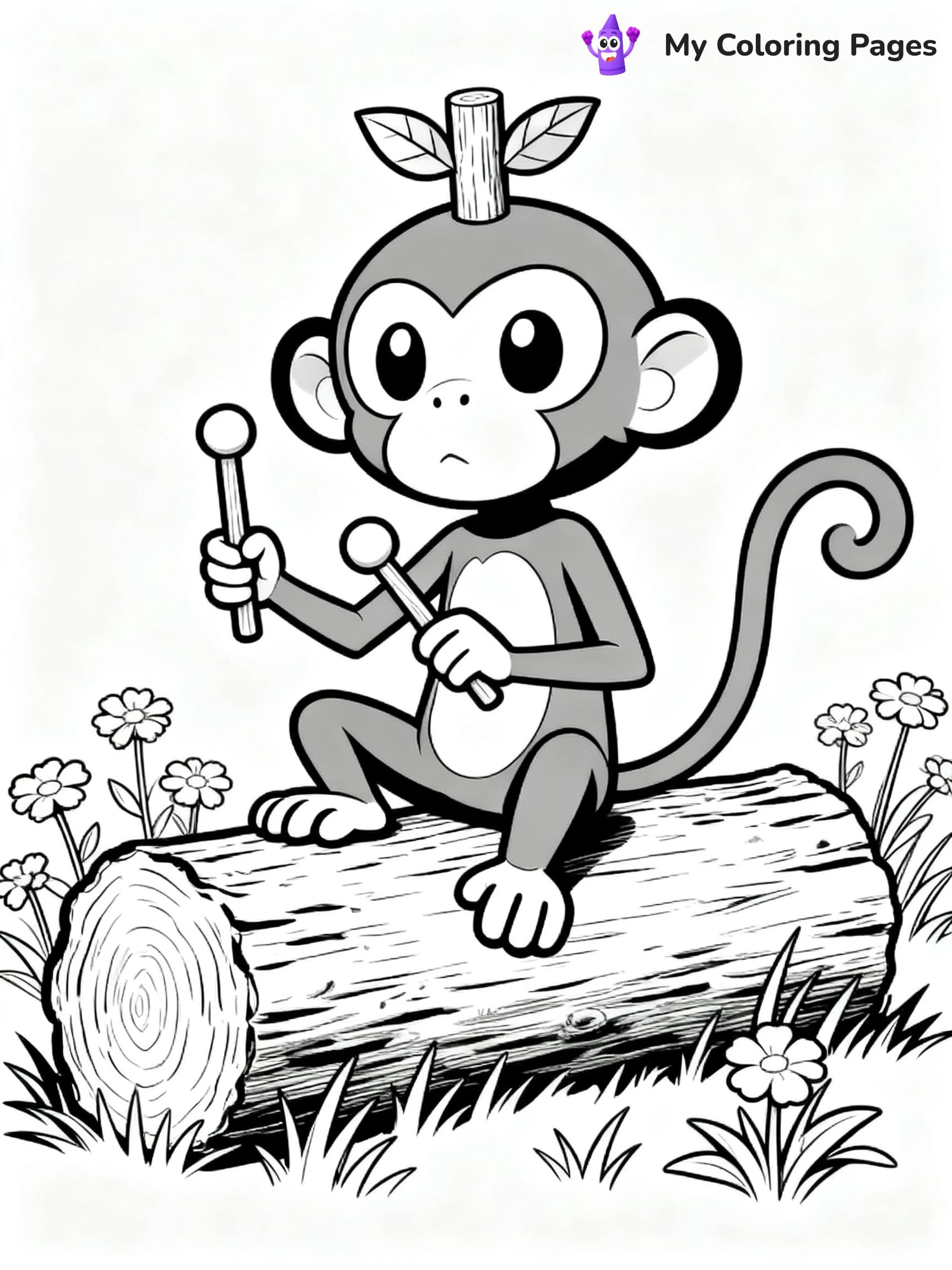Grookey Coloring Pages - 23