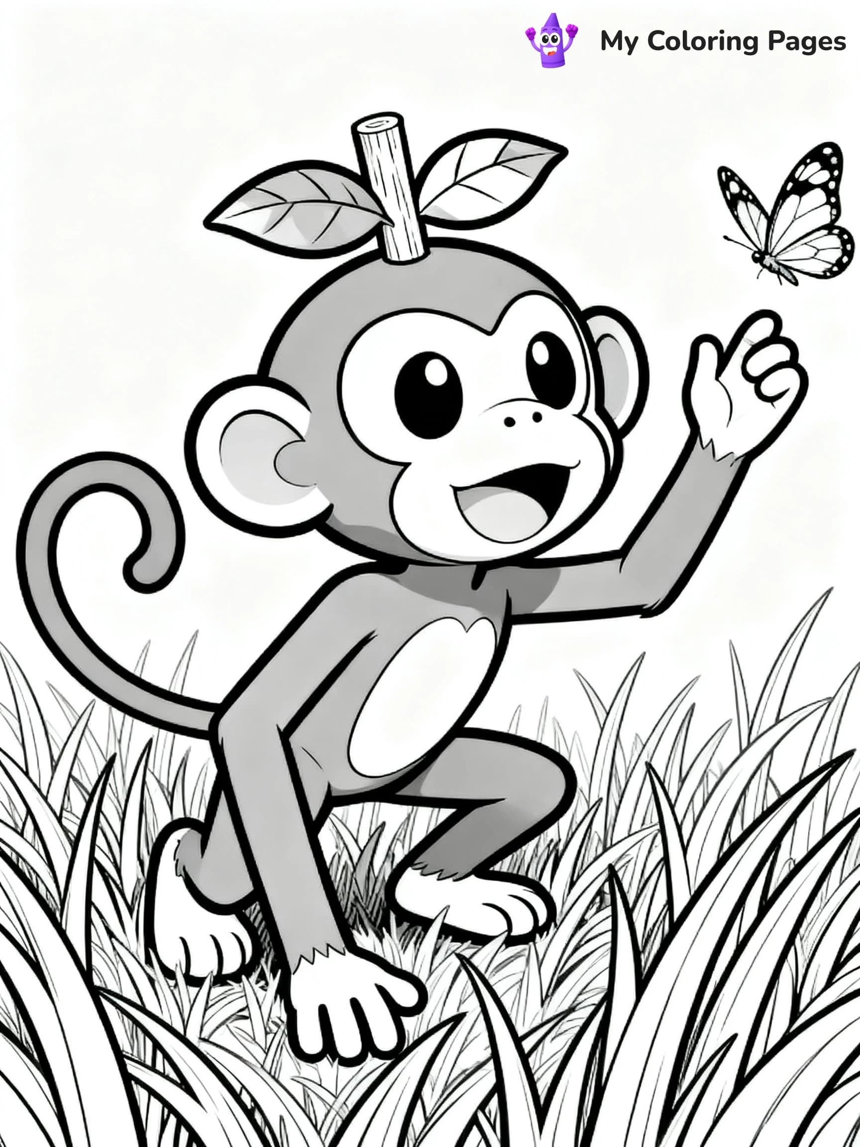 Grookey Coloring Pages - 16