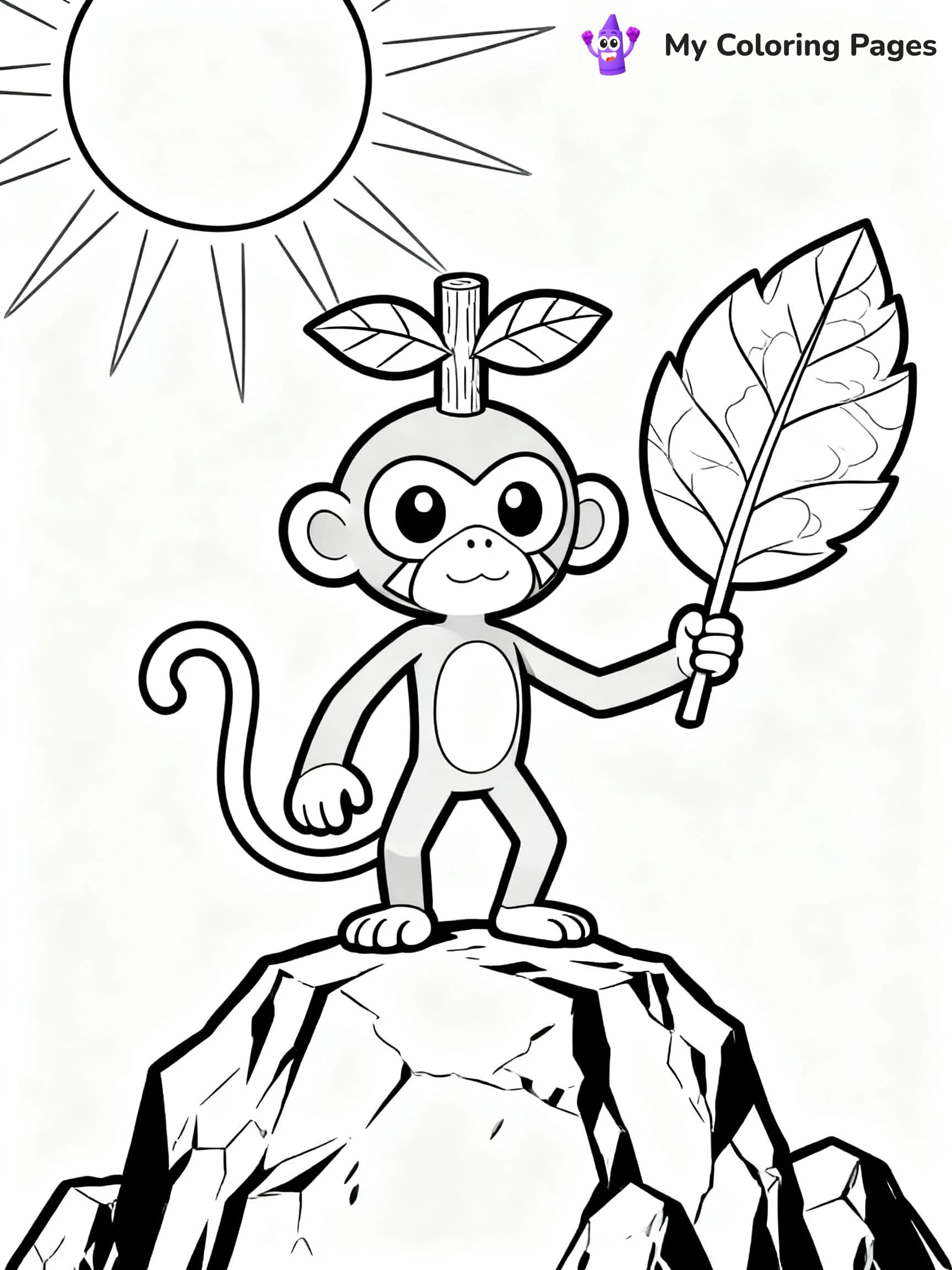 Grookey Coloring Pages - 13