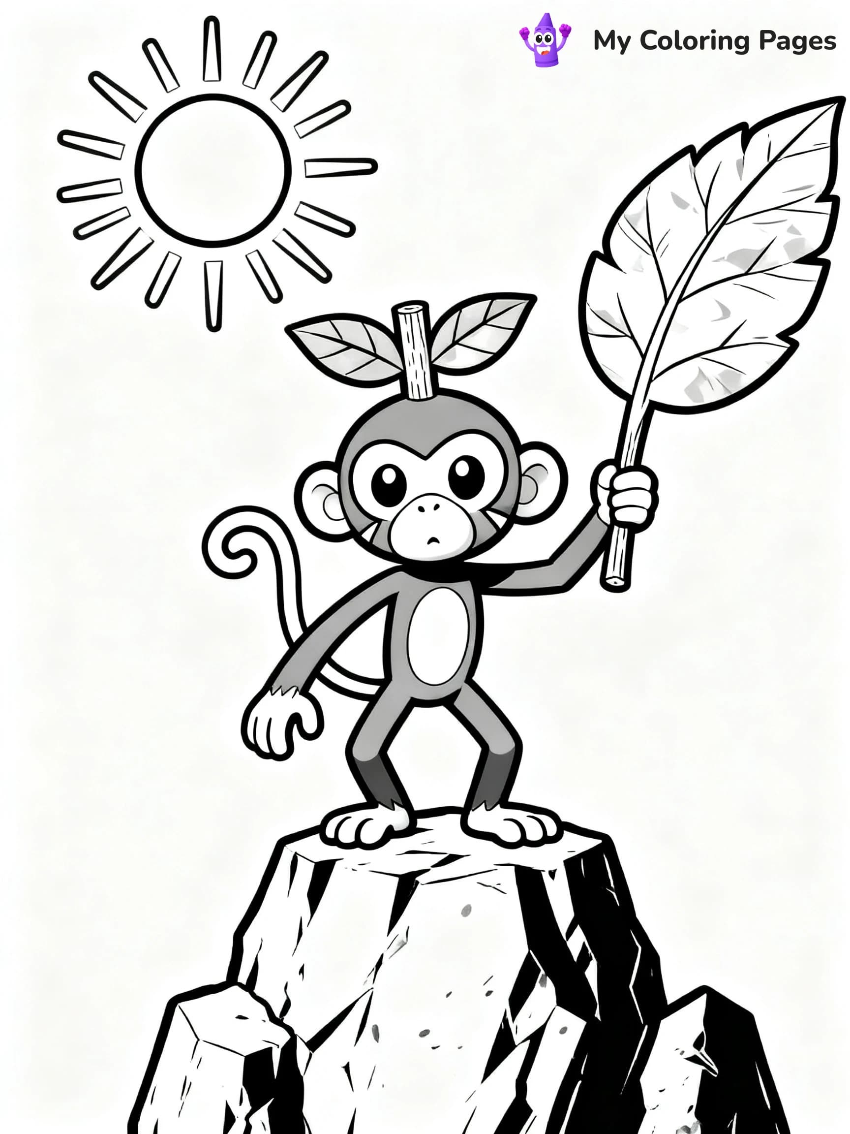 Grookey Coloring Pages - 10