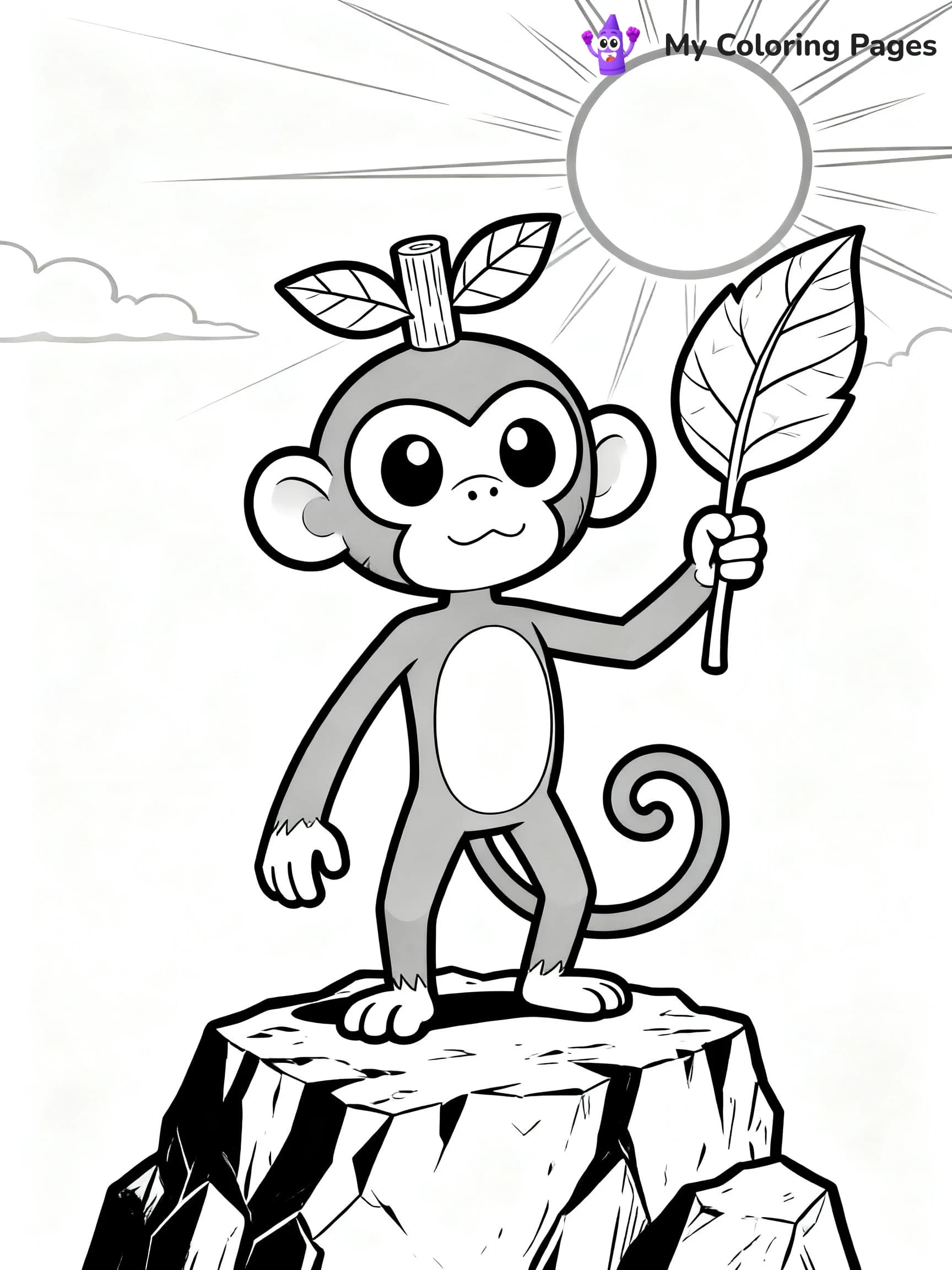 Grookey Coloring Pages - 9