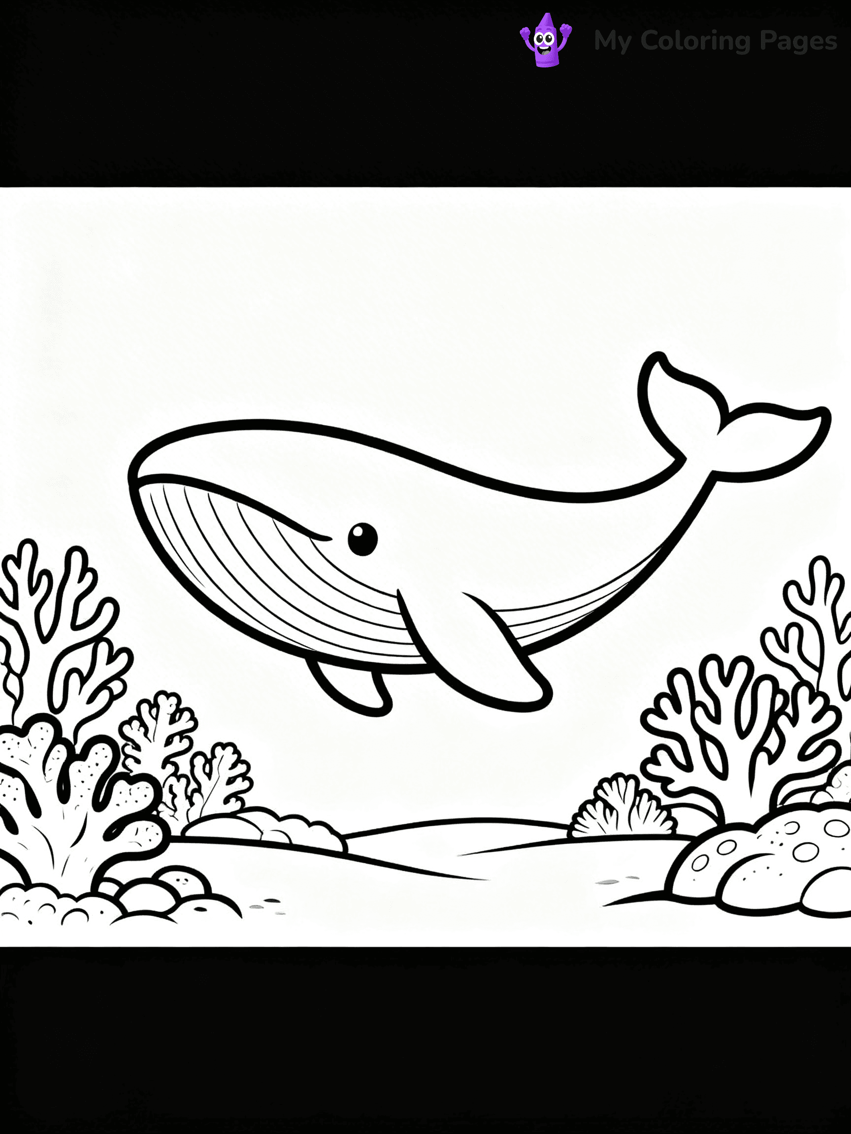 Blue Whale Coloring Pages - 11