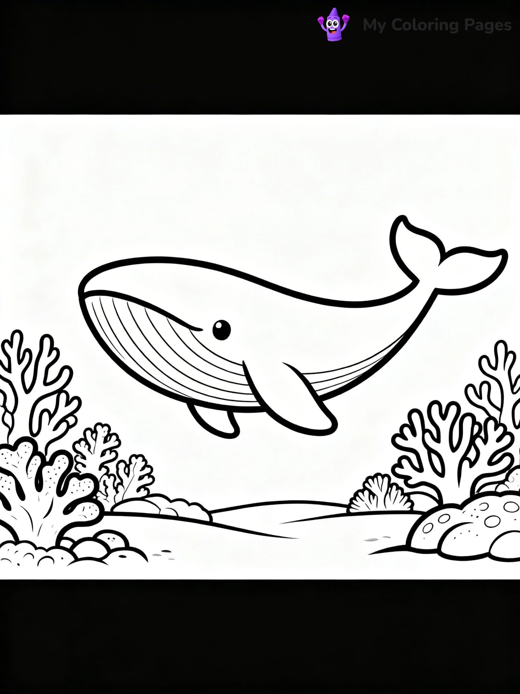 Blue Whale Coloring Pages - 11