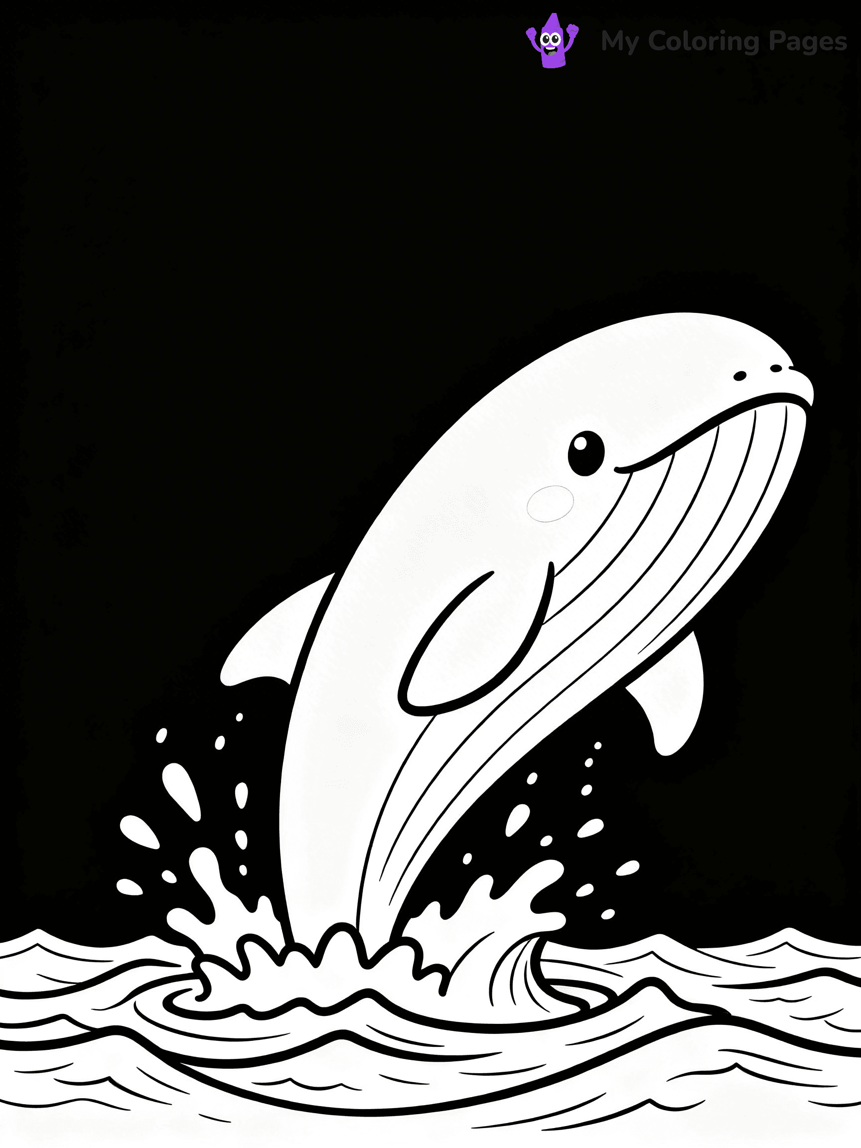 Blue Whale Coloring Pages - 5