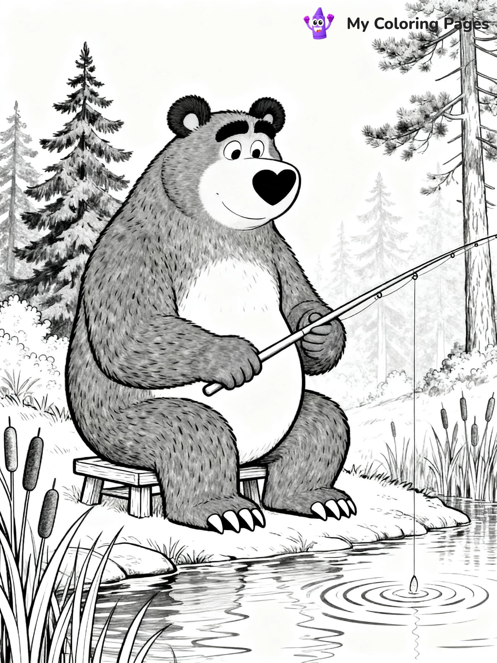 Masha Coloring Pages - 6