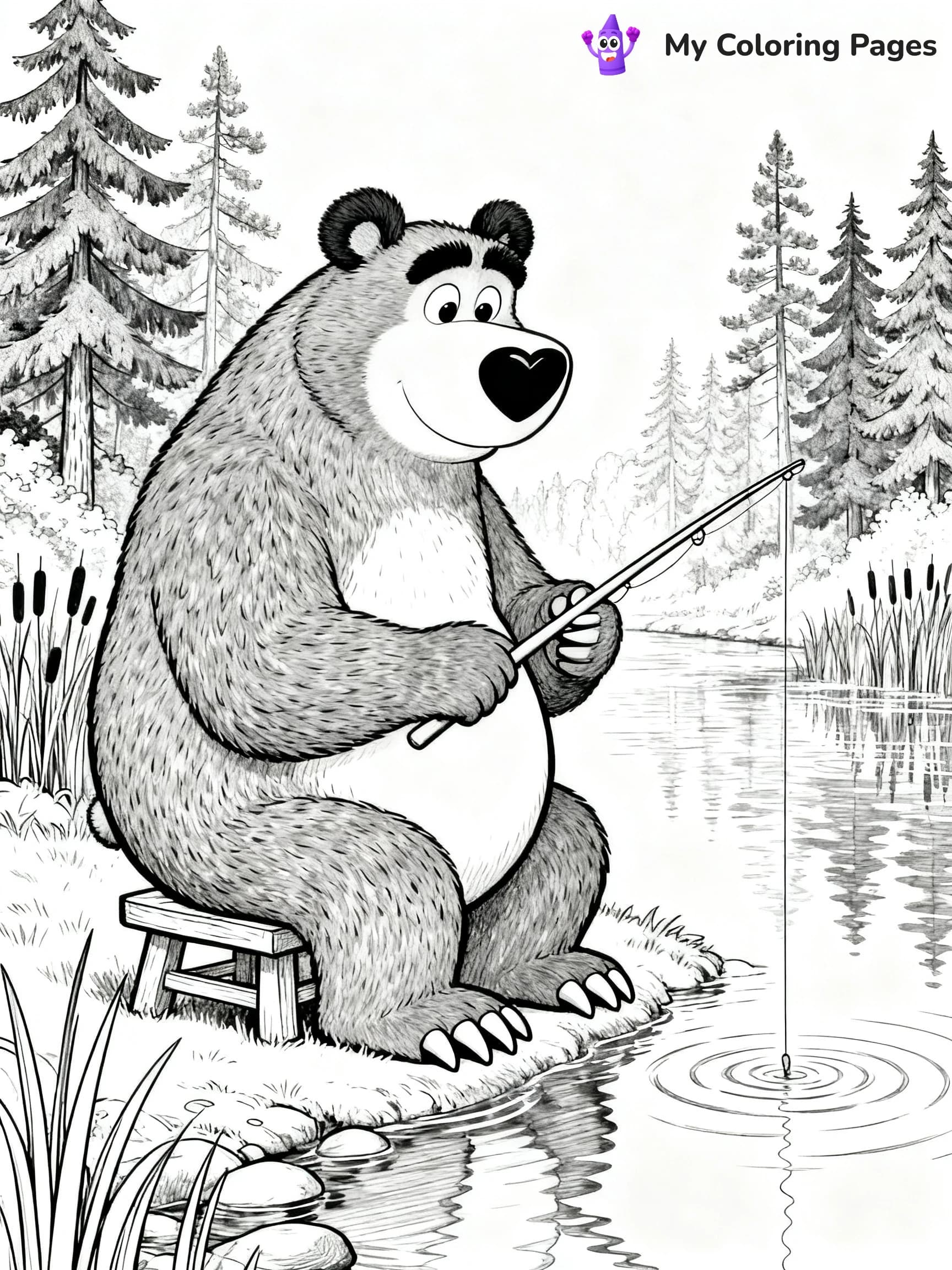 Masha Coloring Pages - 5