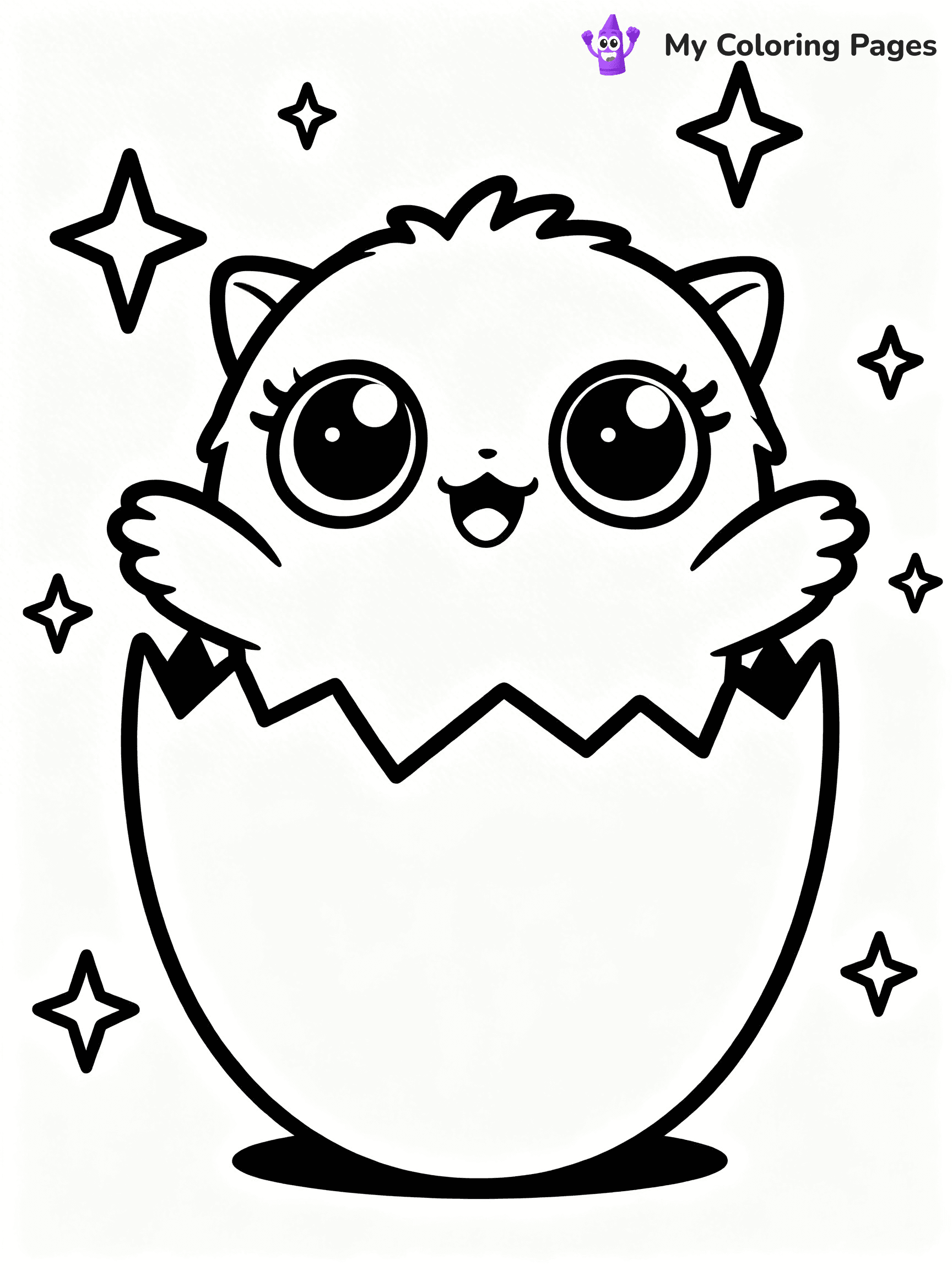 Hatchimals Coloring Pages - 9