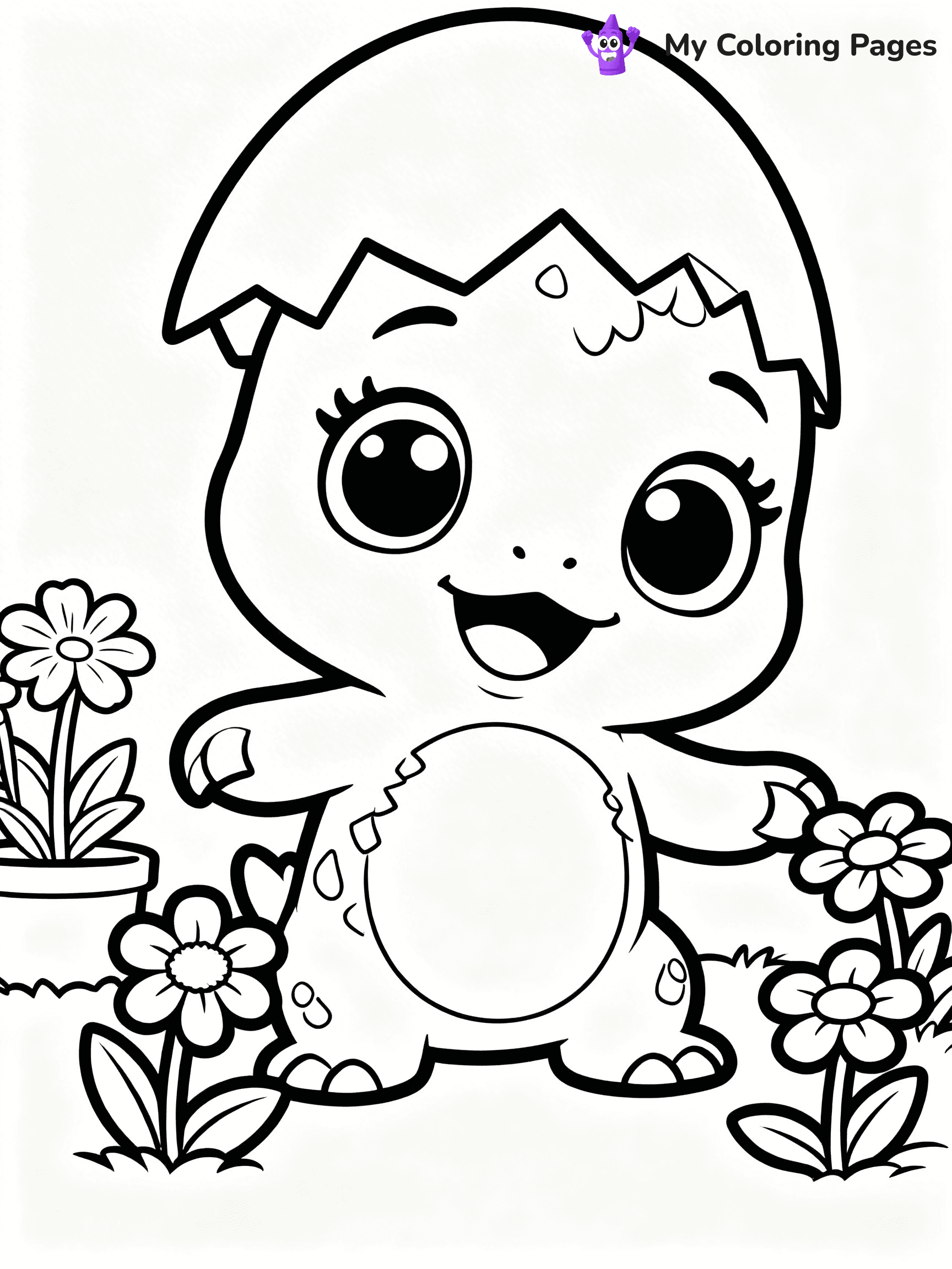 Hatchimals Coloring Pages - 7
