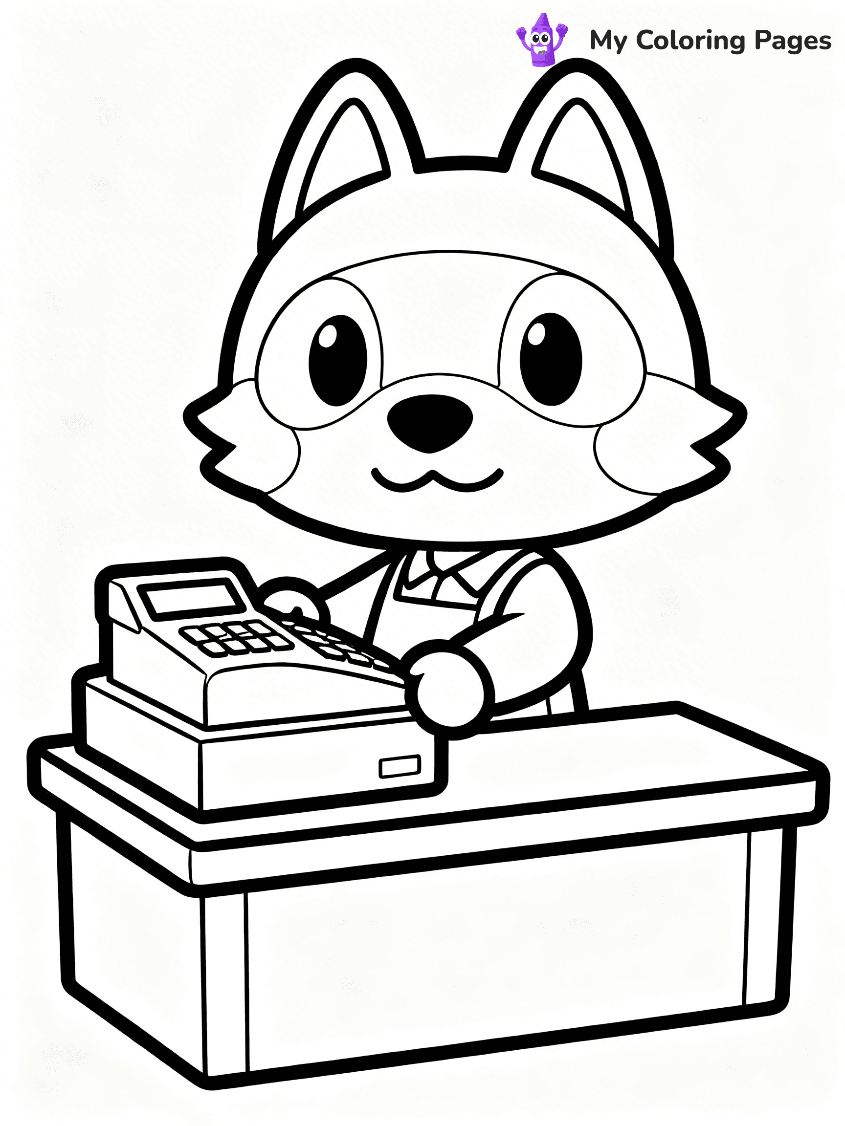 Animal Crossing Coloring Pages - 72