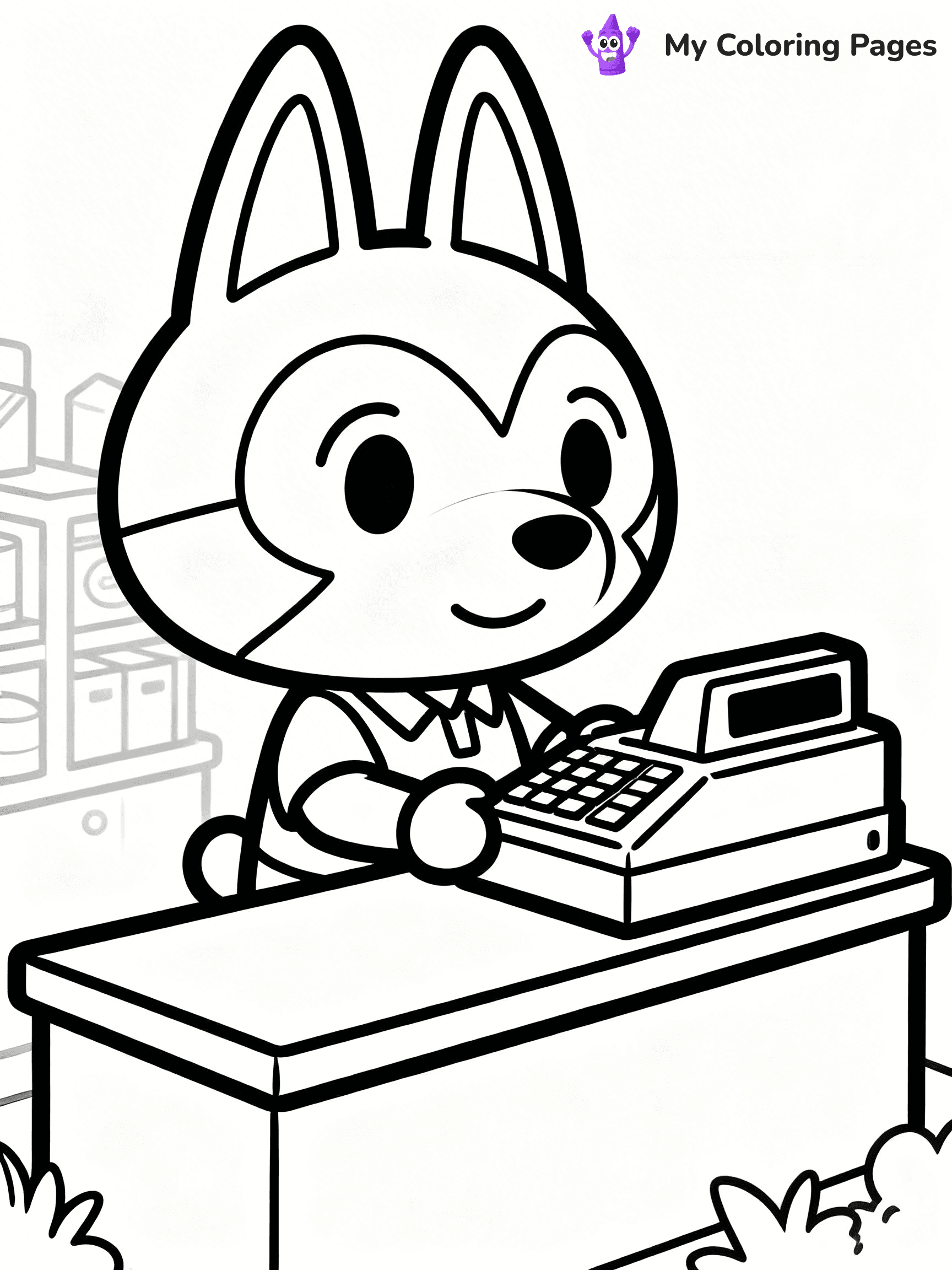 Animal Crossing Coloring Pages - 71