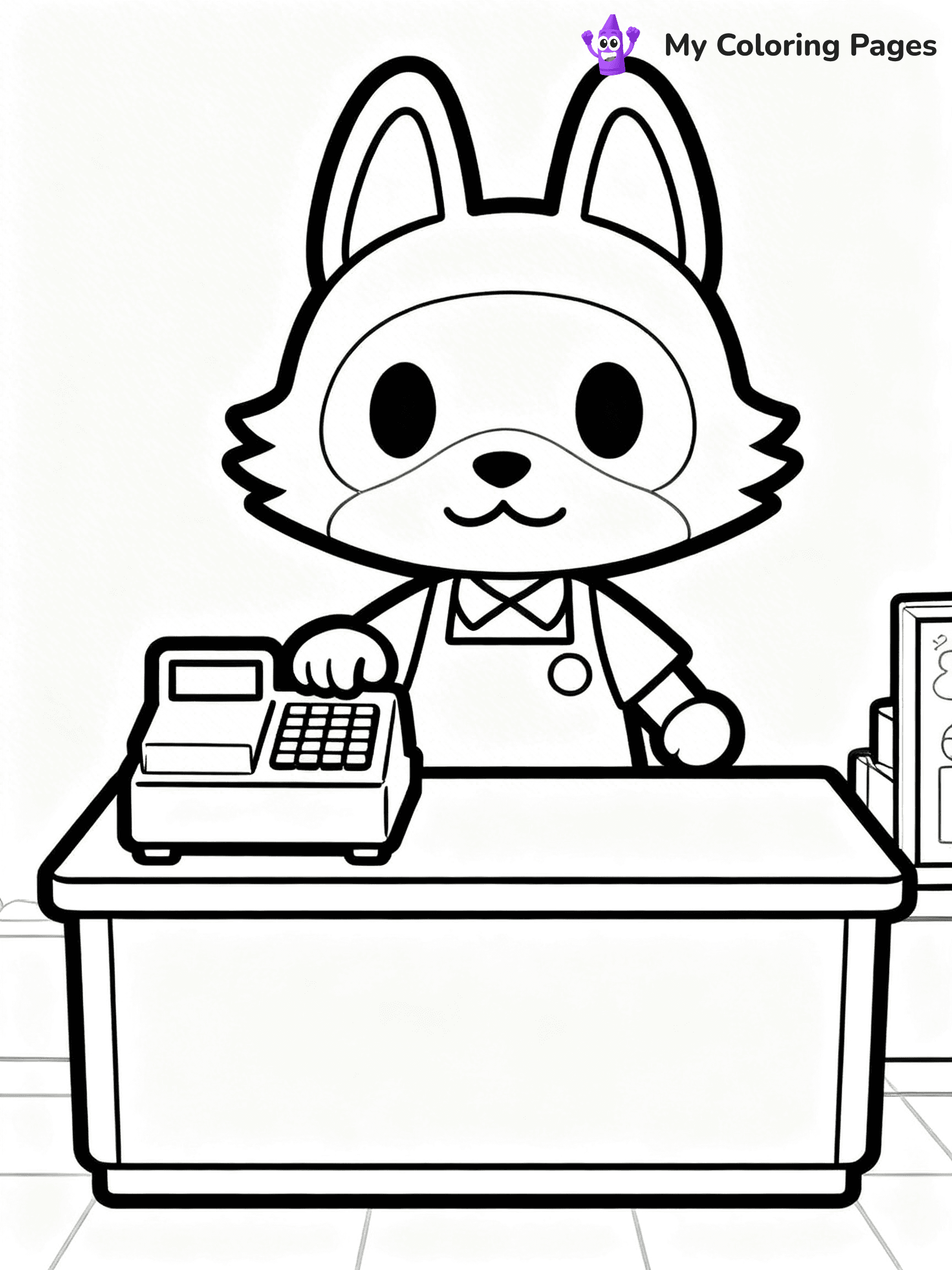 Animal Crossing Coloring Pages - 70