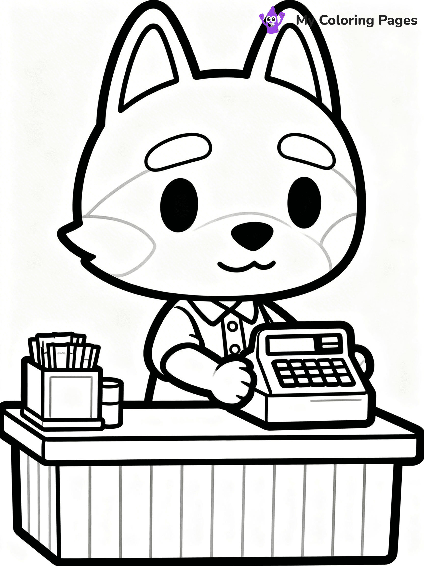 Animal Crossing Coloring Pages - 68