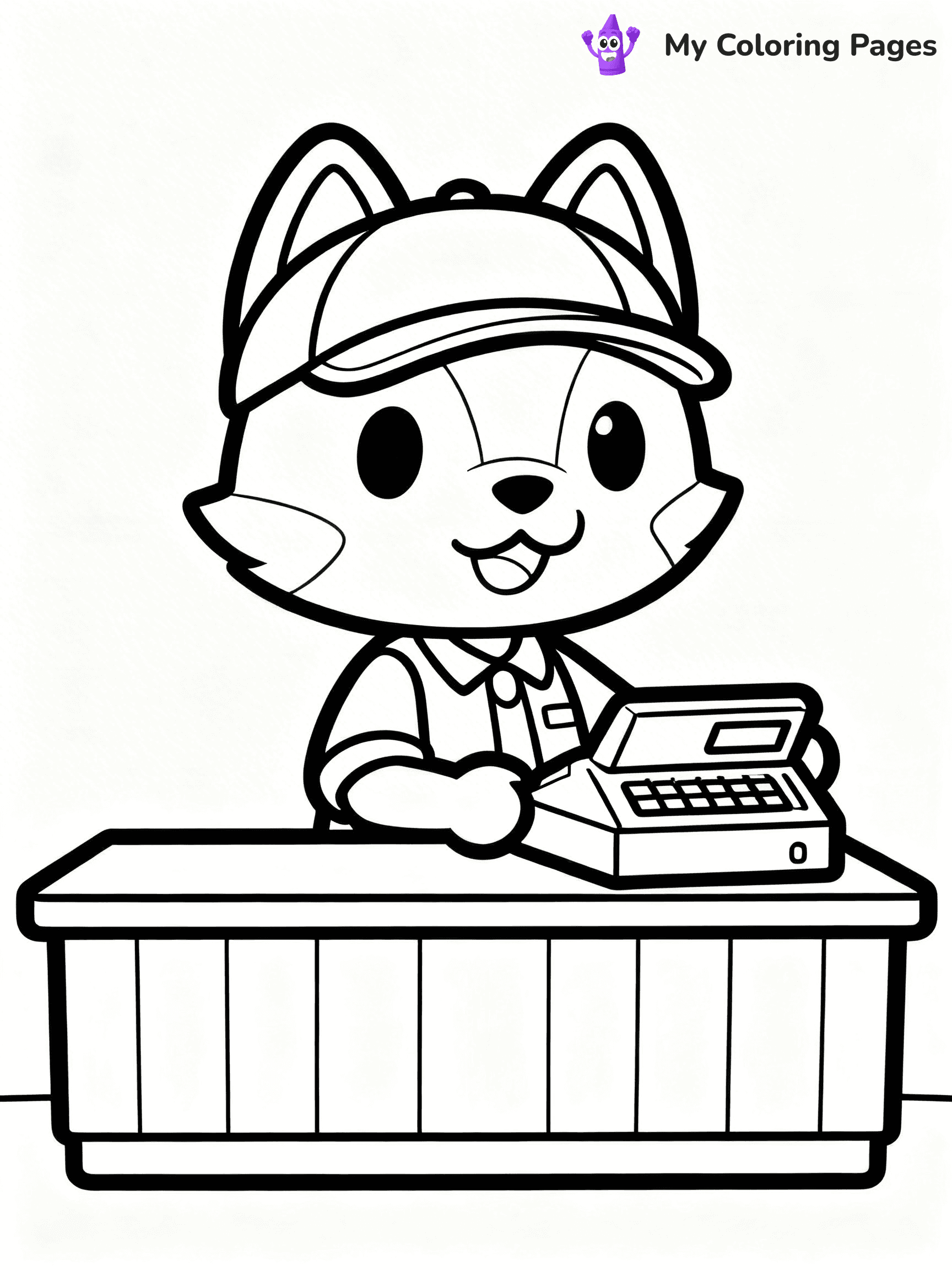 Animal Crossing Coloring Pages - 66