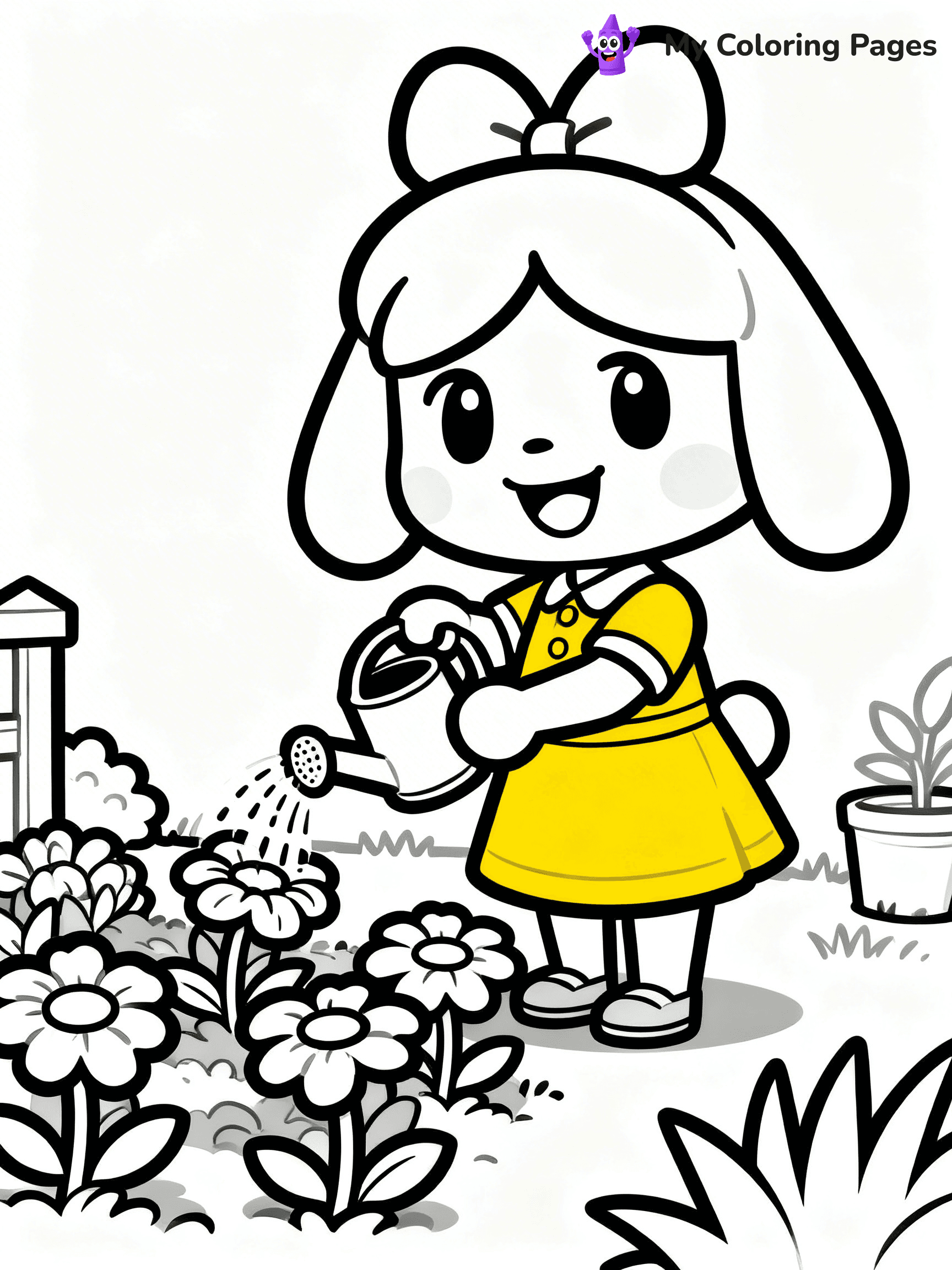 Animal Crossing Coloring Pages - 65