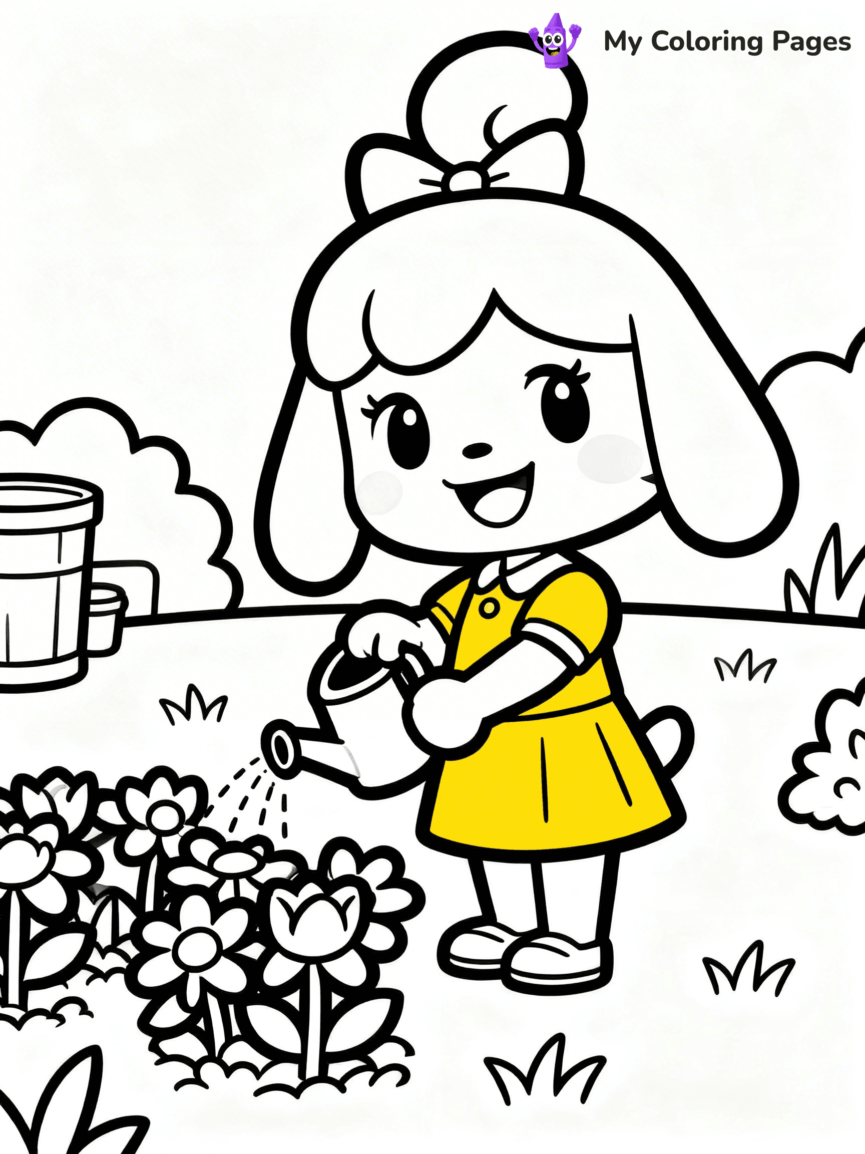 Animal Crossing Coloring Pages - 64