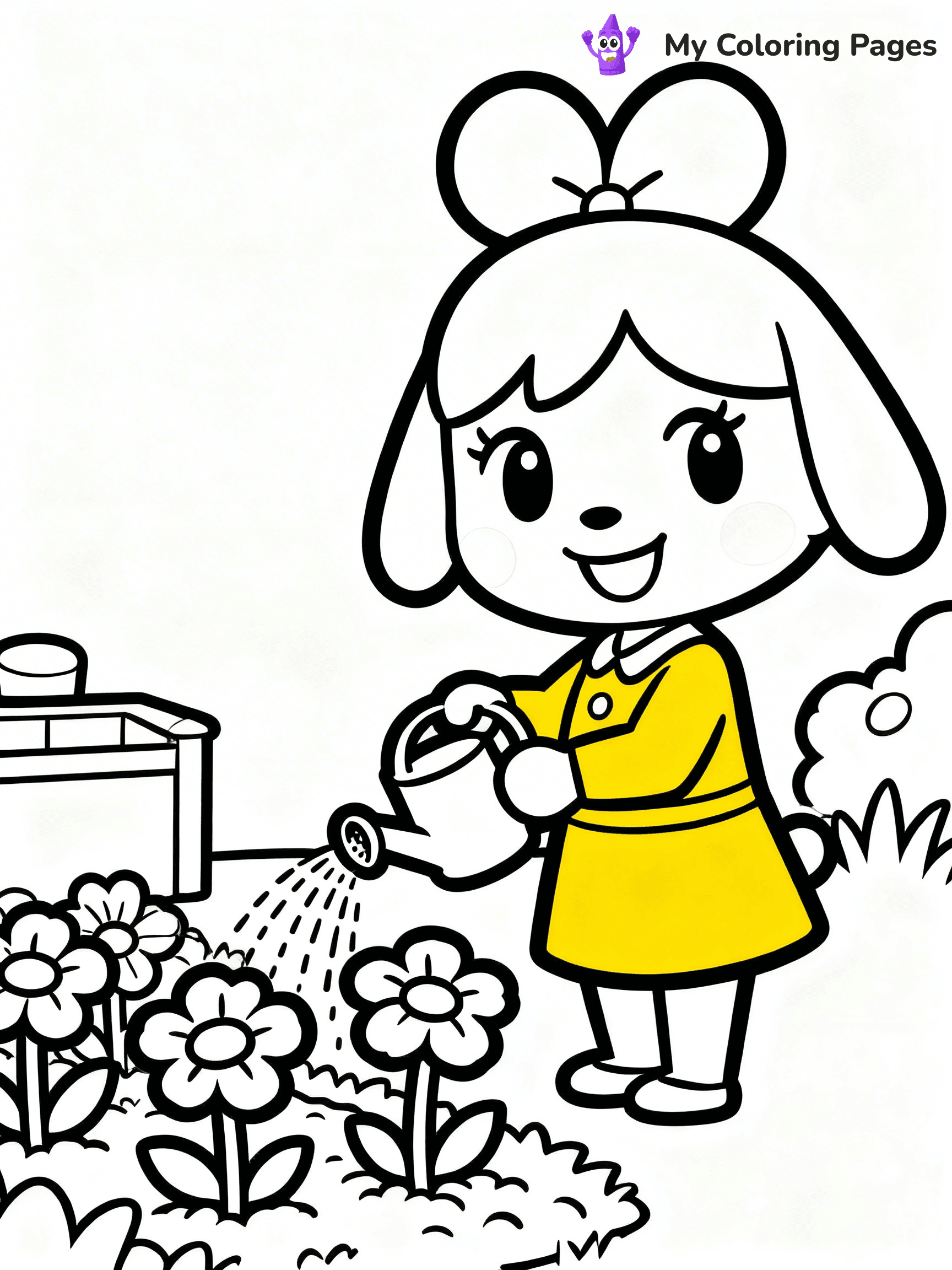 Animal Crossing Coloring Pages - 61