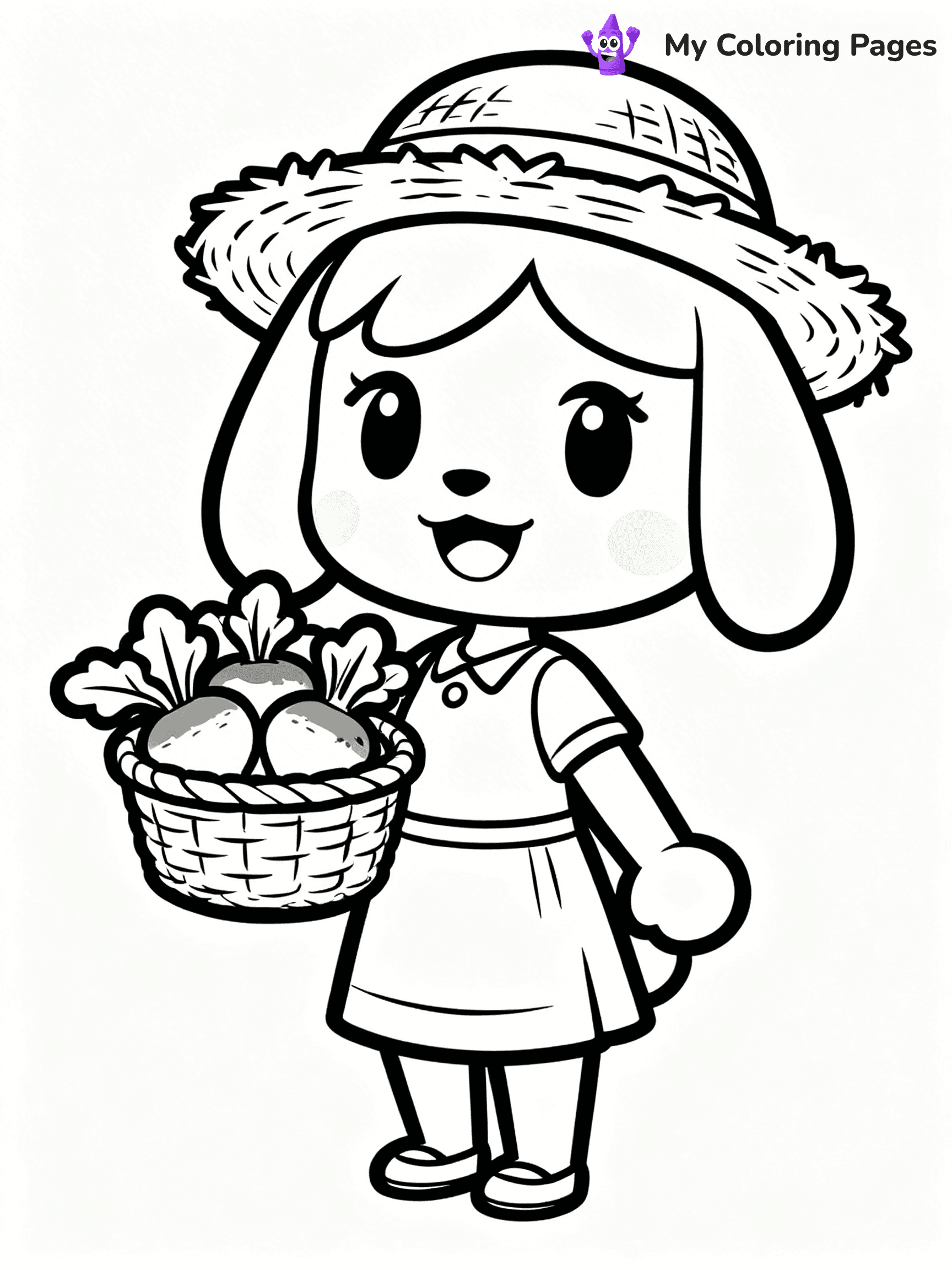 Animal Crossing Coloring Pages - 56