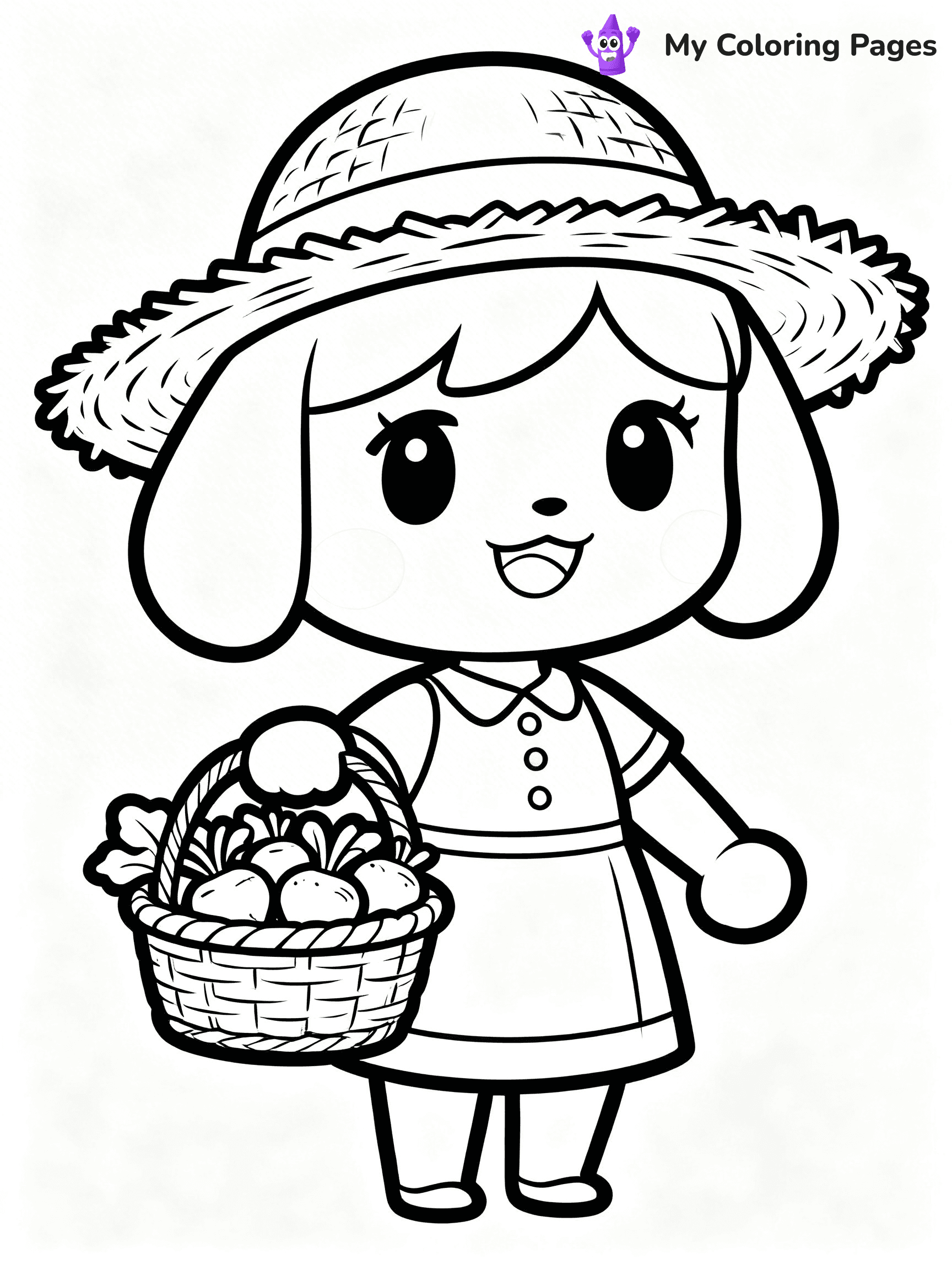 Animal Crossing Coloring Pages - 55