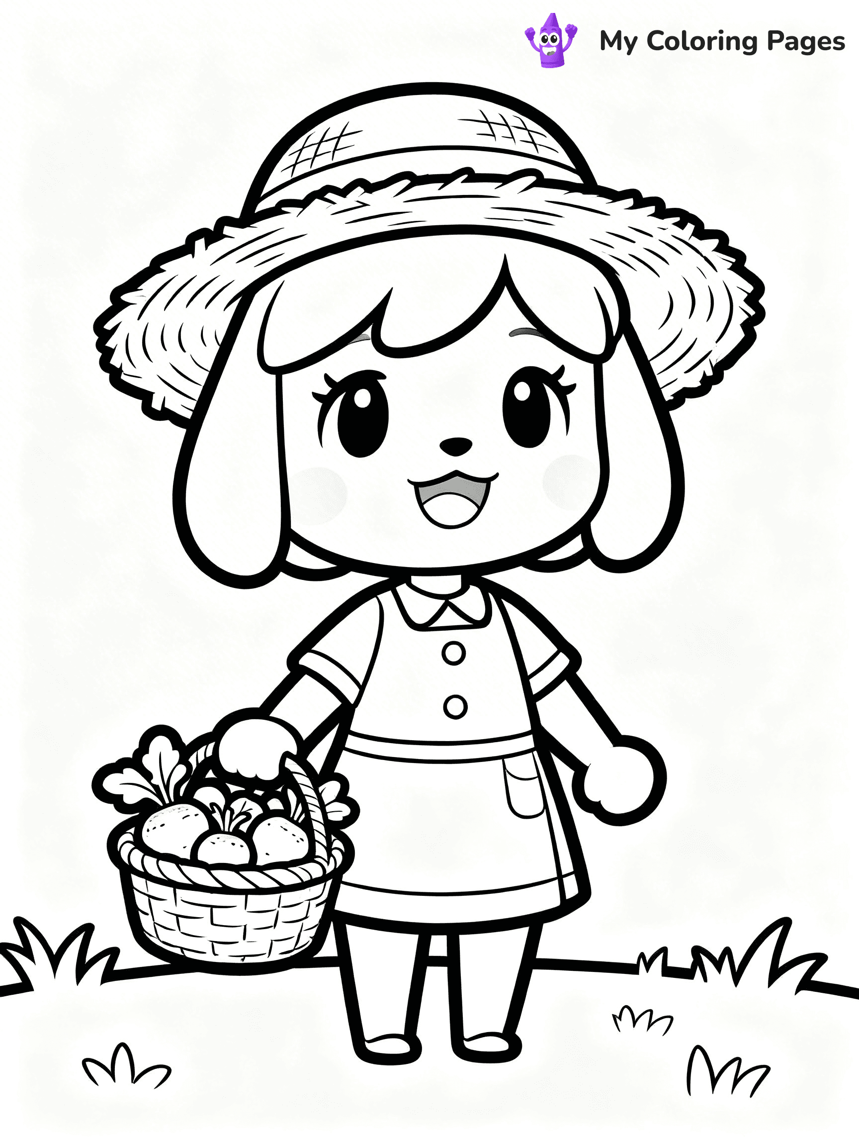 Animal Crossing Coloring Pages - 53