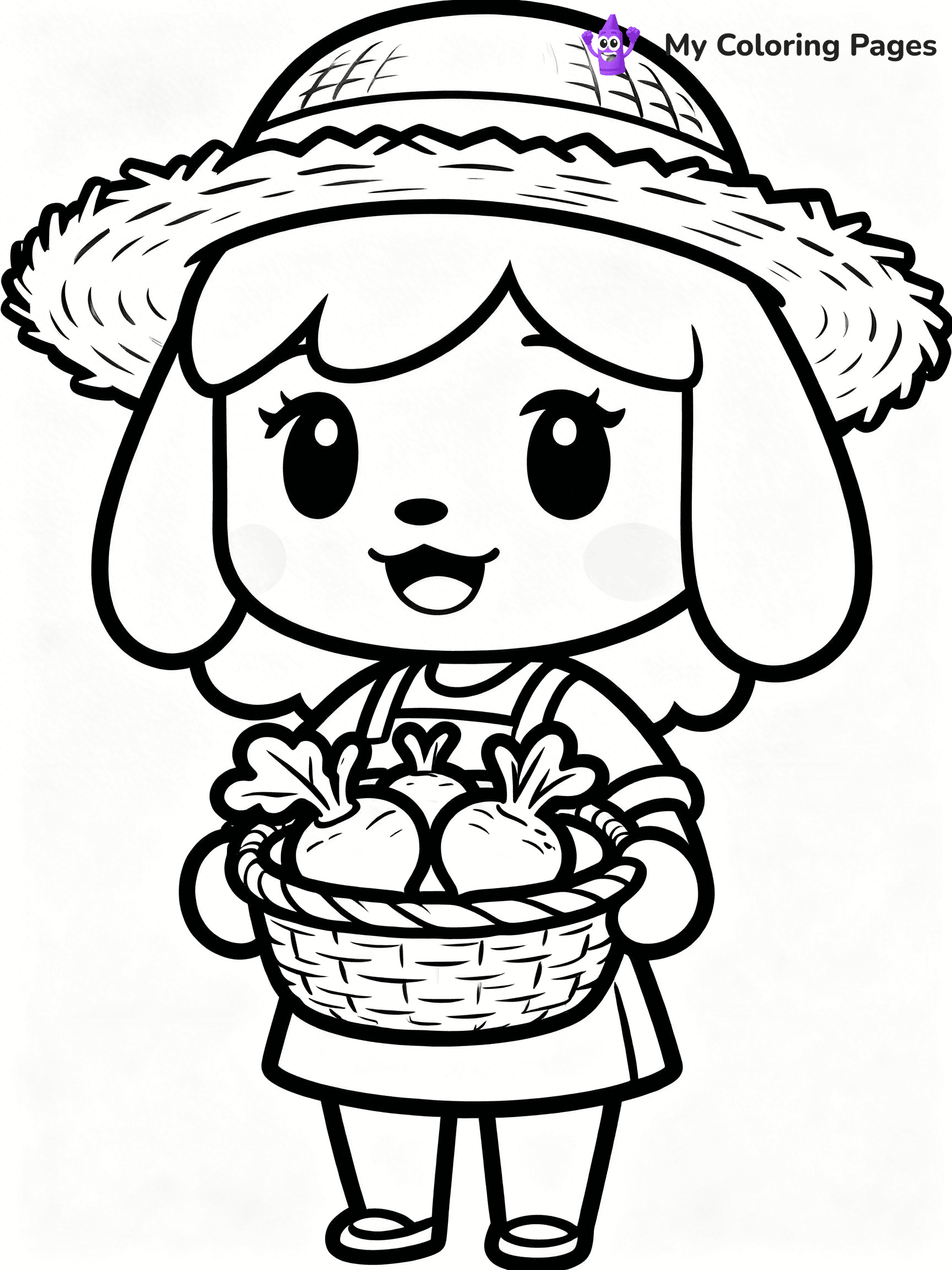 Animal Crossing Coloring Pages - 52