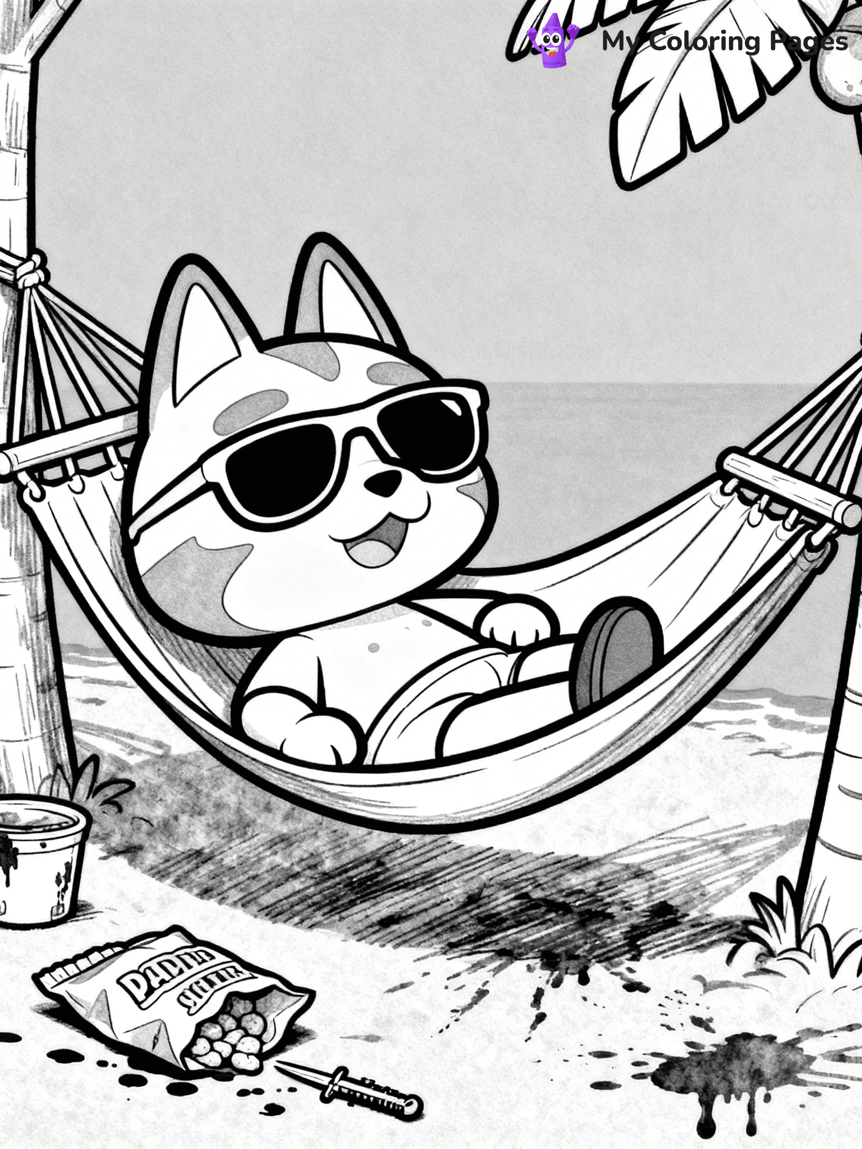 Animal Crossing Coloring Pages - 47