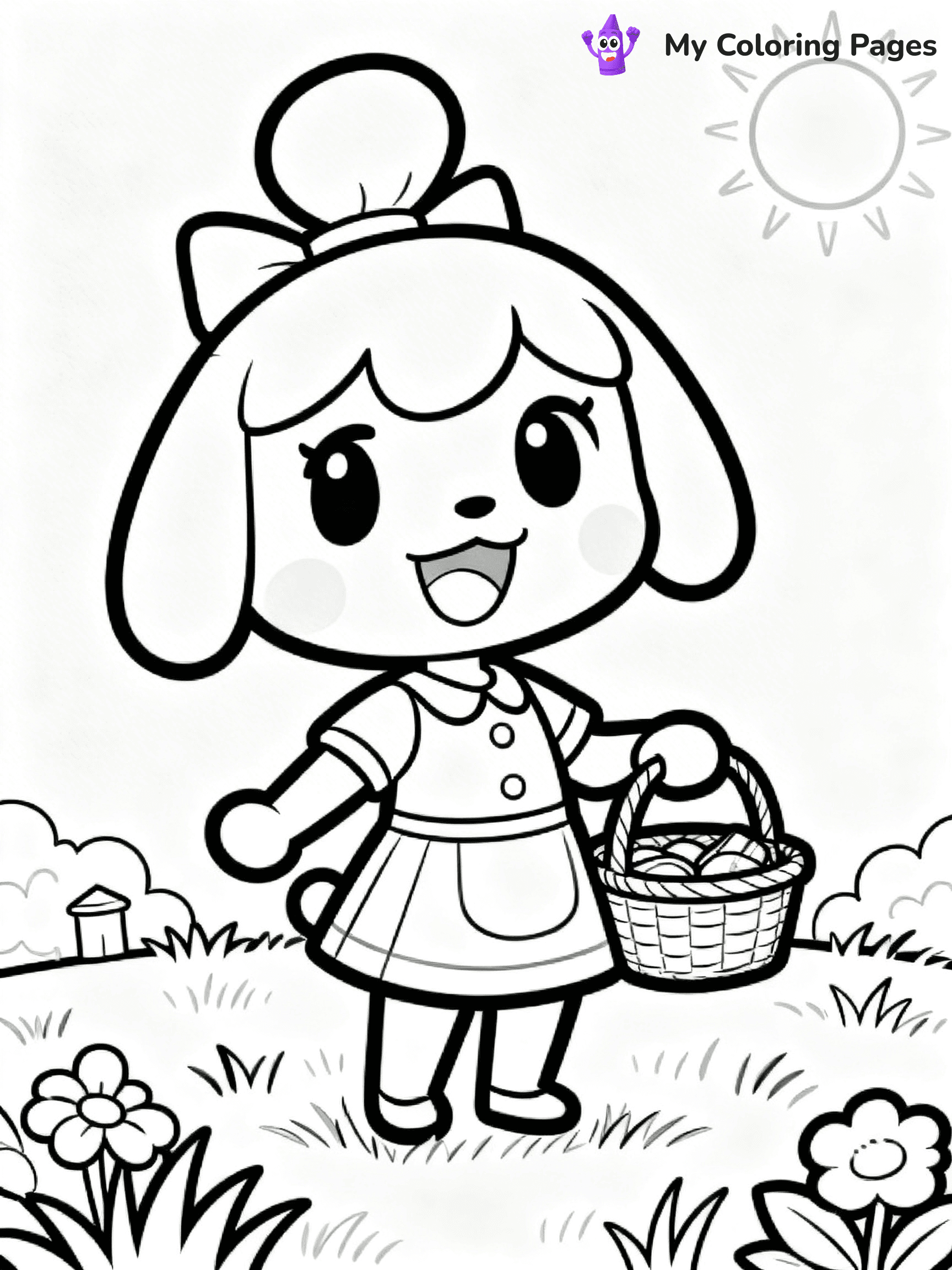 Animal Crossing Coloring Pages - 44