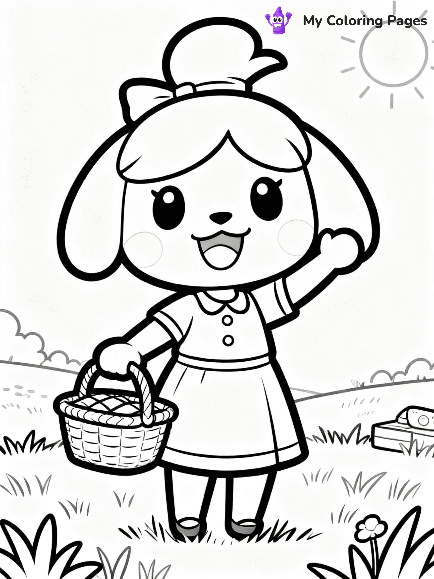 Animal Crossing Coloring Pages - 41