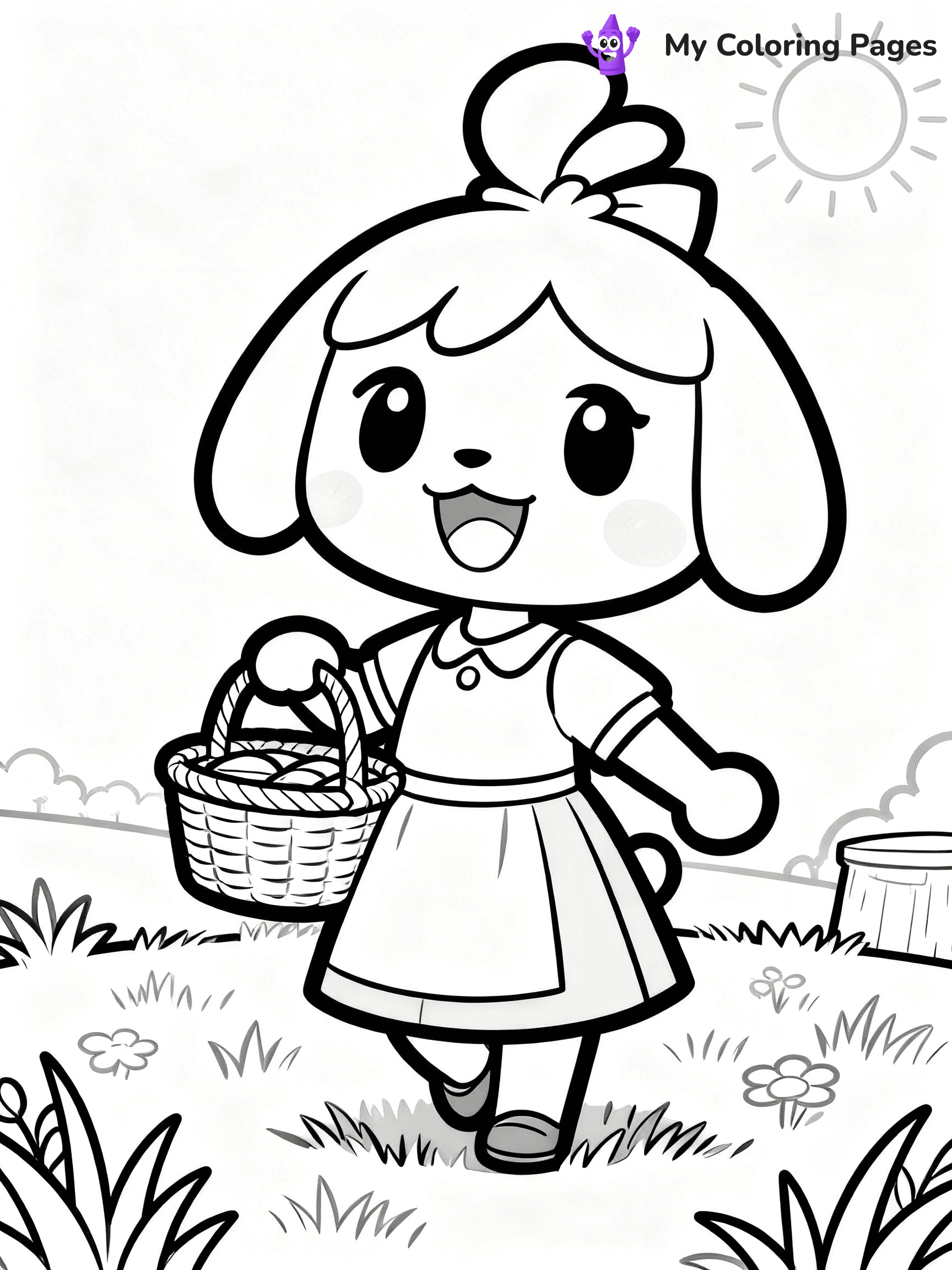 Animal Crossing Coloring Pages - 40