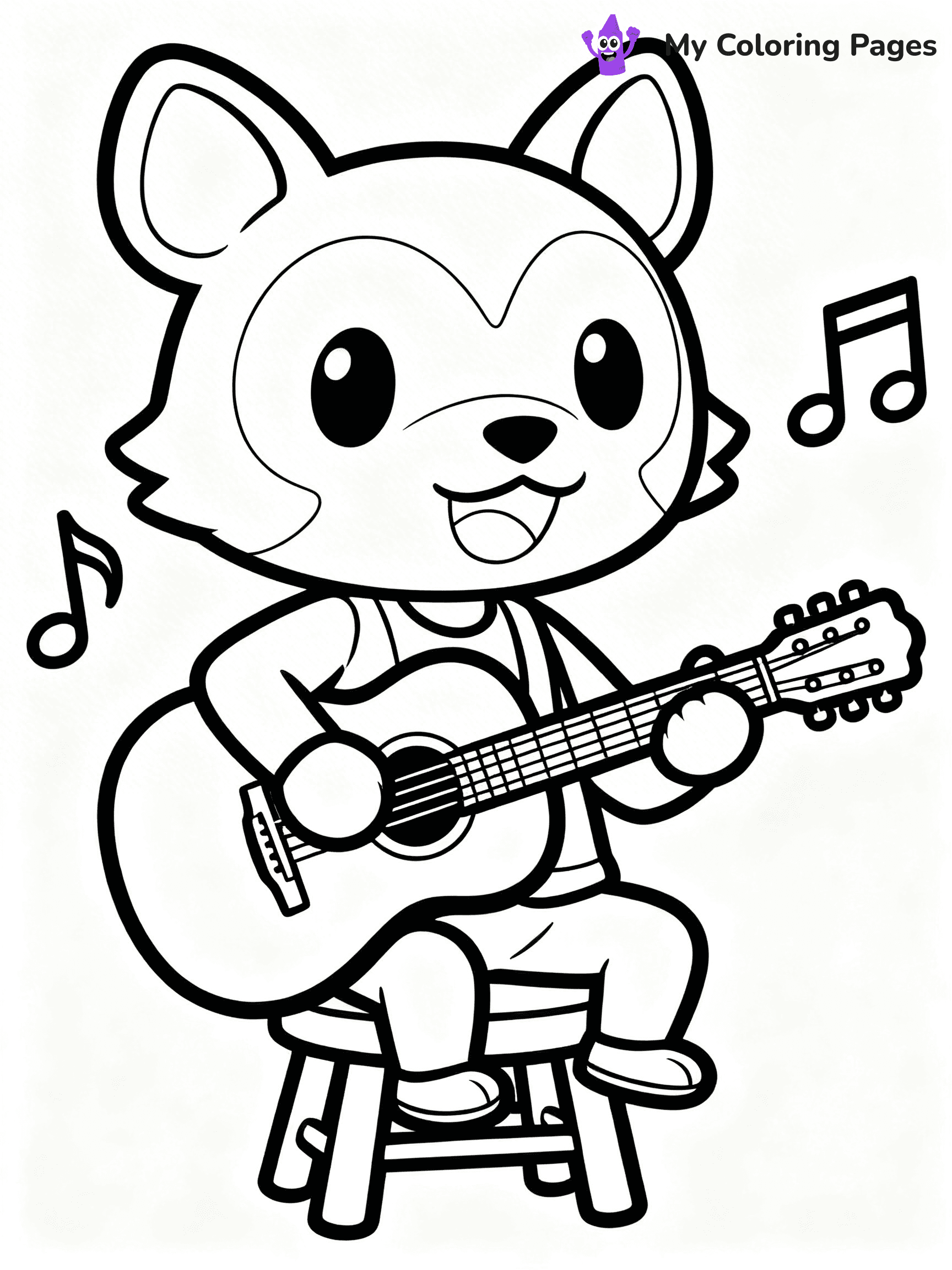 Animal Crossing Coloring Pages - 39