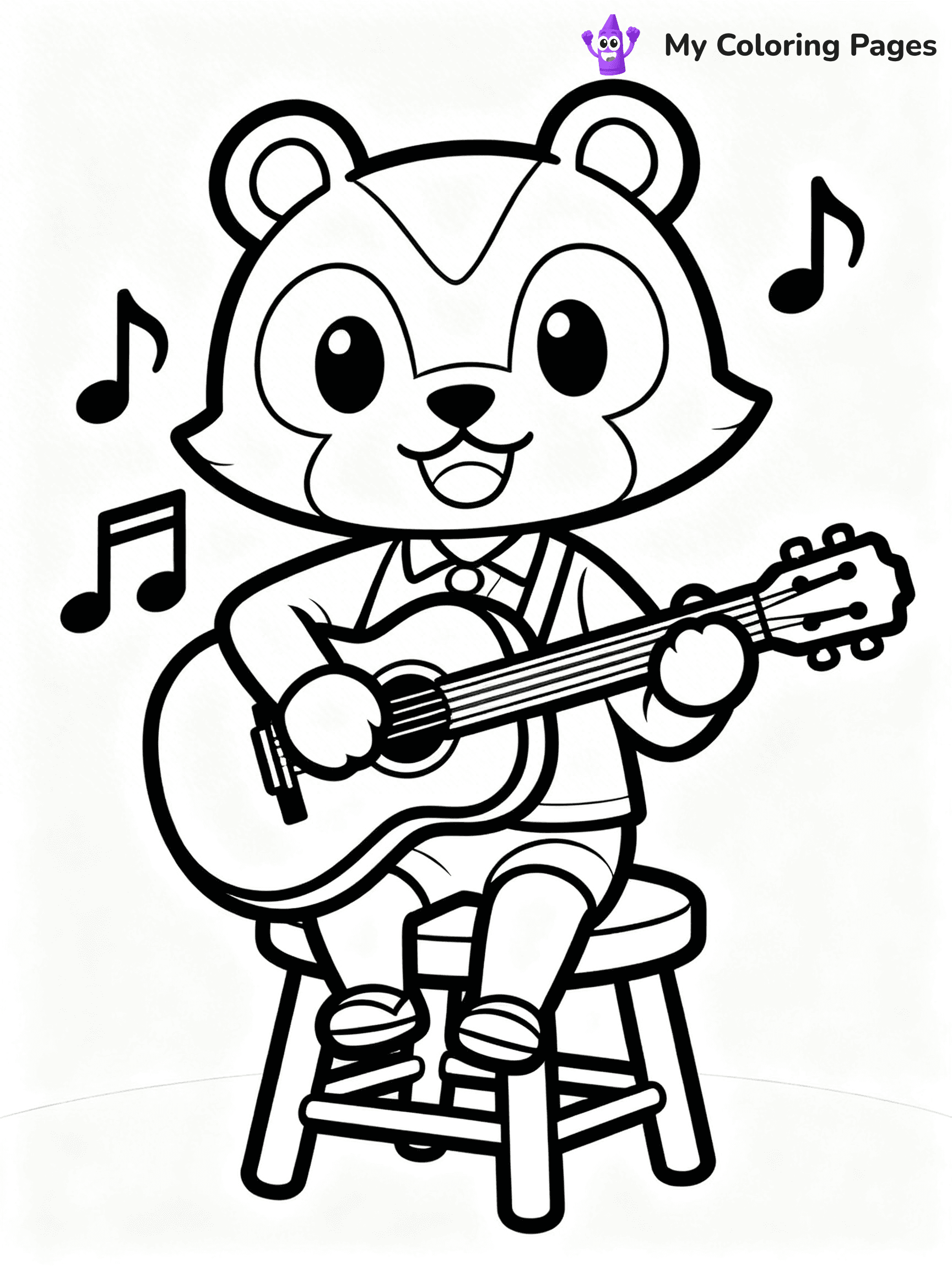 Animal Crossing Coloring Pages - 38