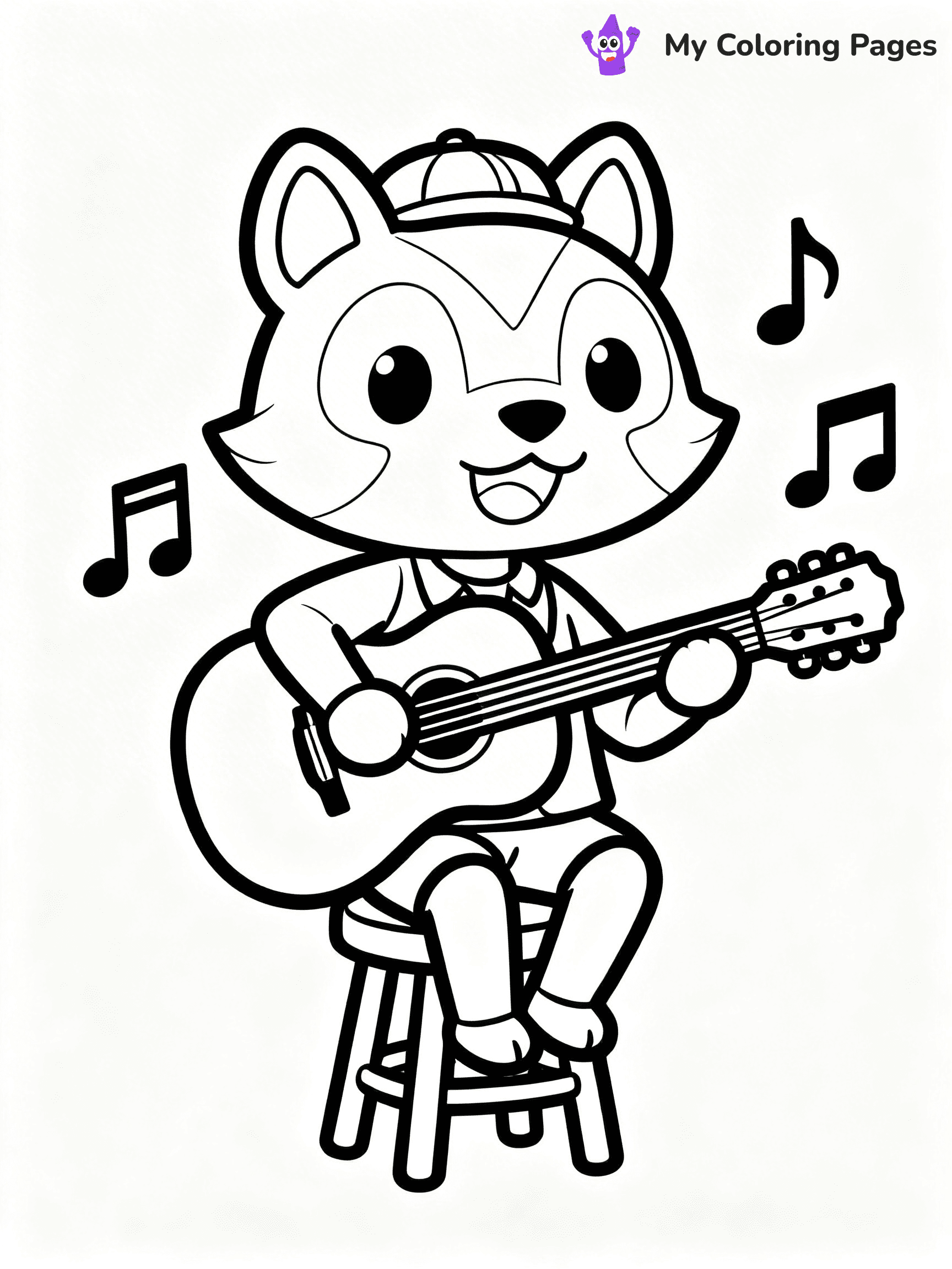Animal Crossing Coloring Pages - 37