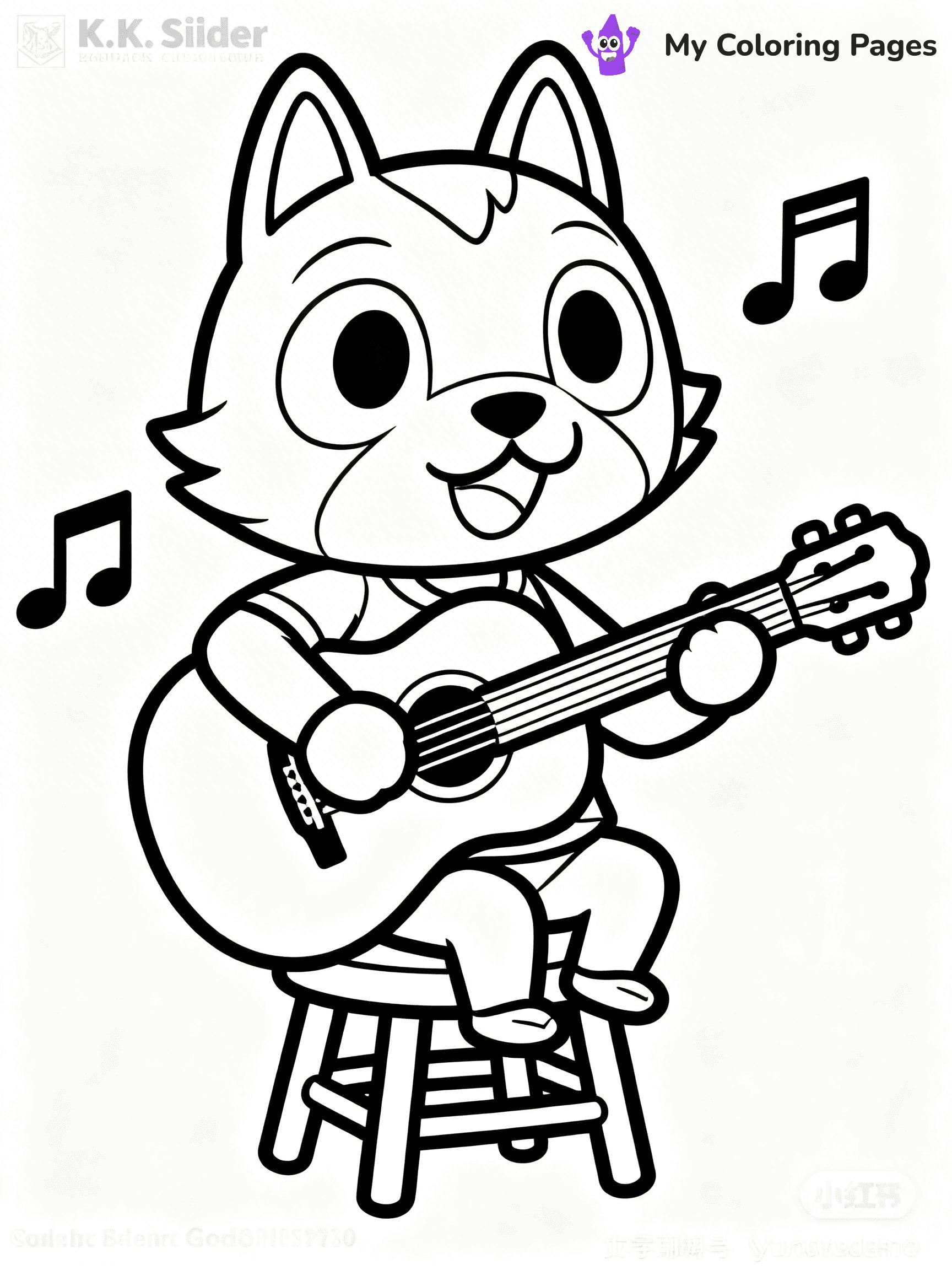 Animal Crossing Coloring Pages - 36