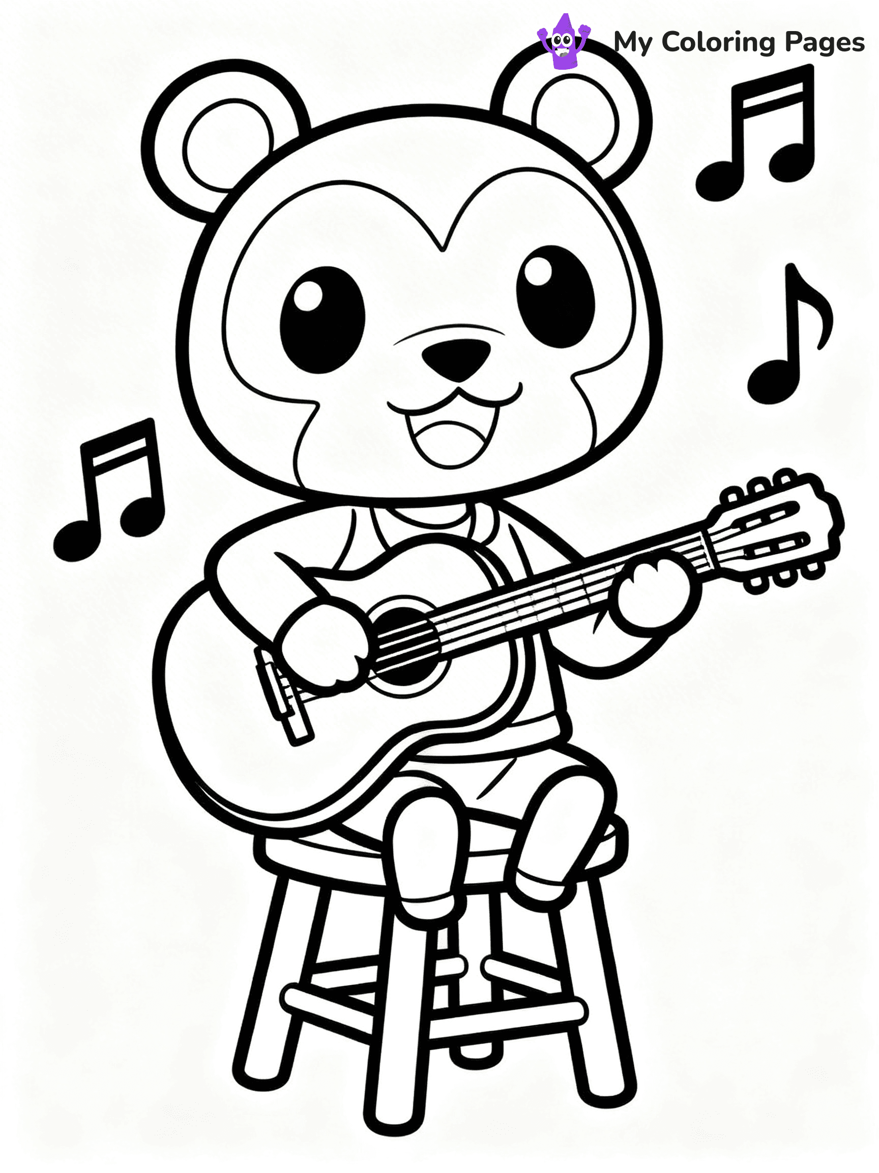 Animal Crossing Coloring Pages - 33