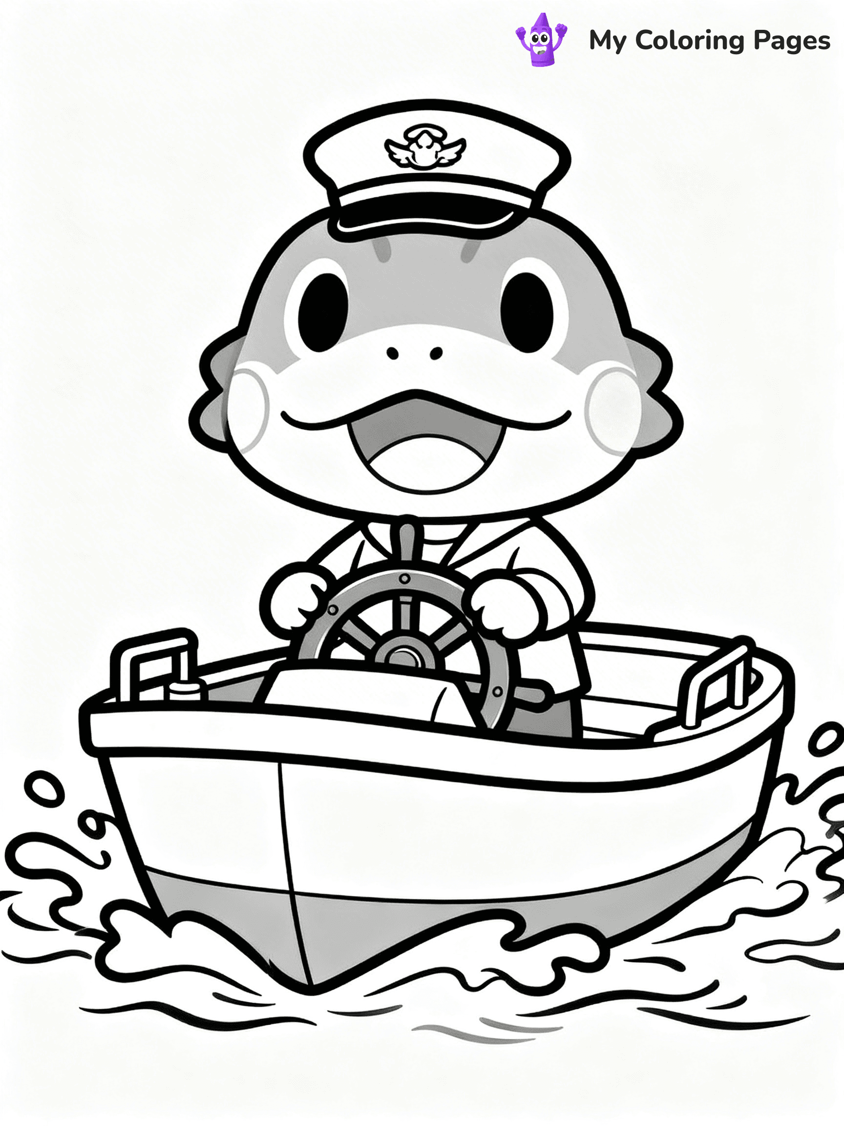 Animal Crossing Coloring Pages - 31